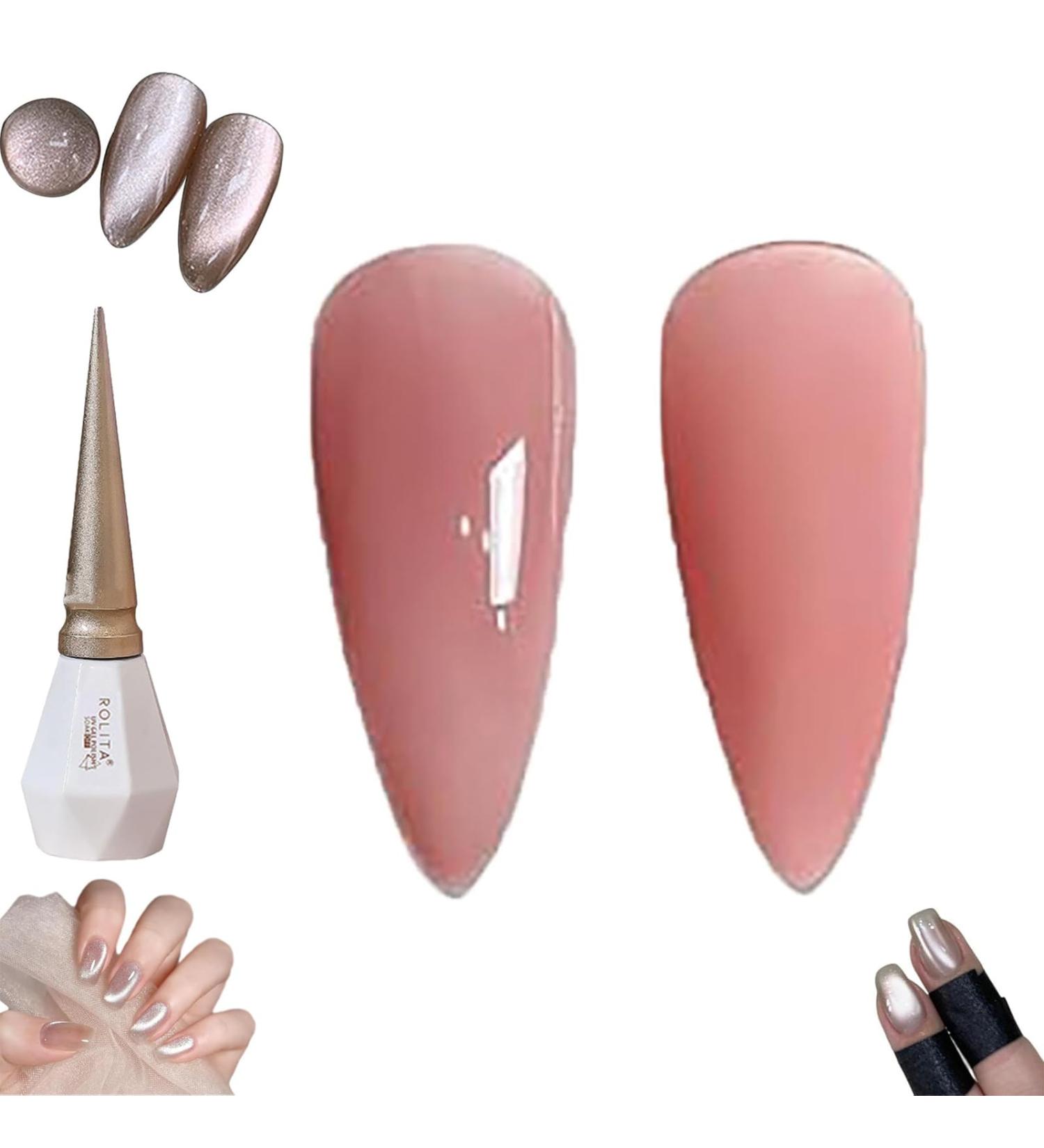 Rolita Gel Polish 2024 New 16 Colors Nude Gel Polish Rolita Nail Polish Glitter Crystal Gel Nail Polish Jelly-Colored Nail Polish Cat Eye Gel Nail Polish Quick Dry Nail Polish (0.06 Fl Oz Y-06) 0.06 Fl Oz Y-06 - Buy Online on GoSupps.com