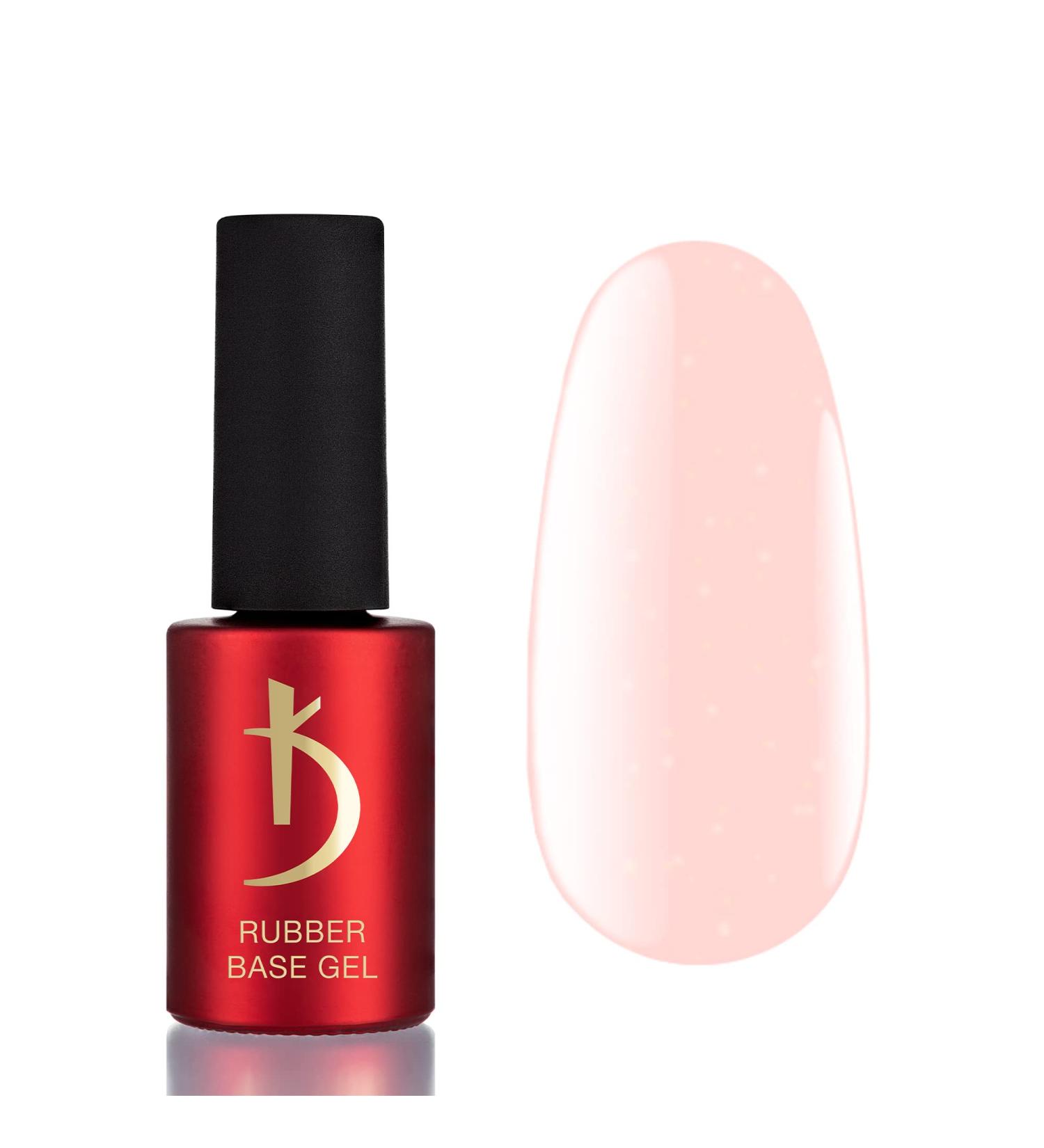 Buy K Professional Rubber Base Gel - 7ml Opal Shimmer UV Nail Polish | Glossy Gel Nails & Coating for Perfect Manicure - Buy Online on GoSupps.com