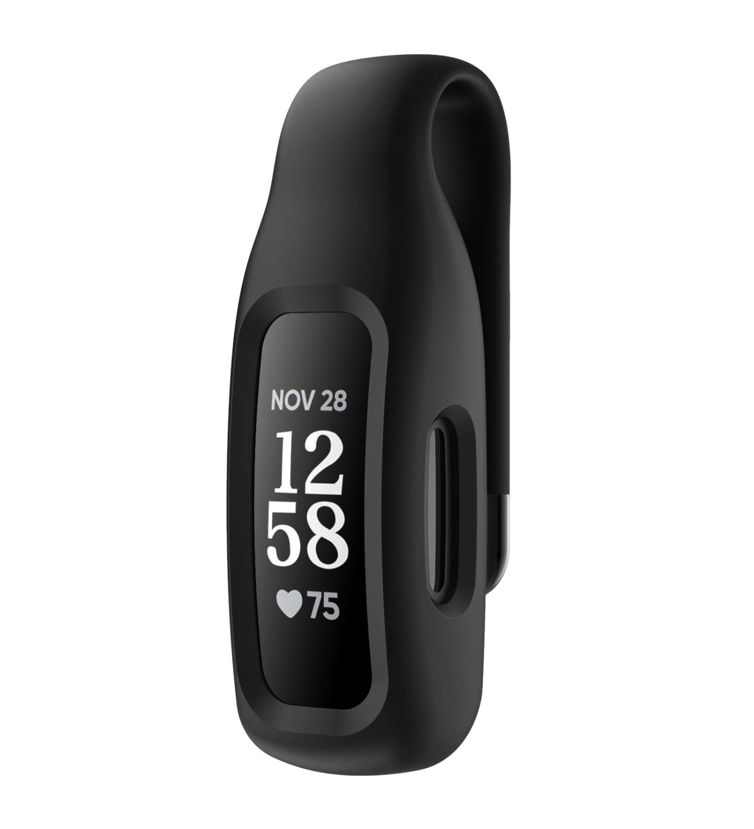 EEweca Clip Case for Fitbit Inspire 3/2 - Black | Accessory for Easy Wear | Compatible with Fitbit Inspire 3/2 (Not for Inspire/Inspire HR/Ace 2) - Buy Online on GoSupps.com