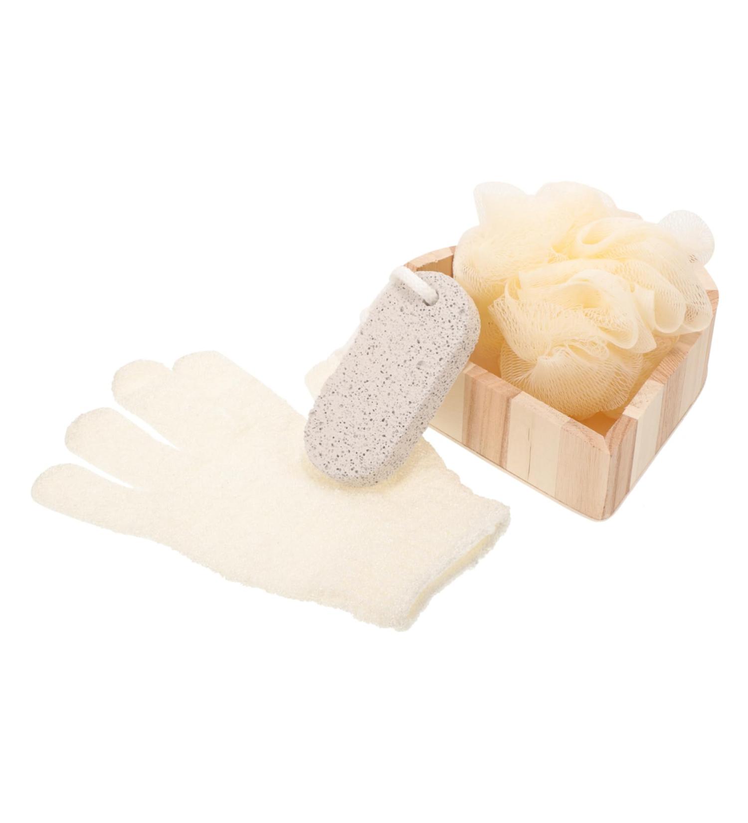 Buy 2 Sets Bath Box Set - Rub Bath Balls & Scrubbing Tools for Spa-Quality Bathing Supplies | International Shipping Available - Buy Online on GoSupps.com