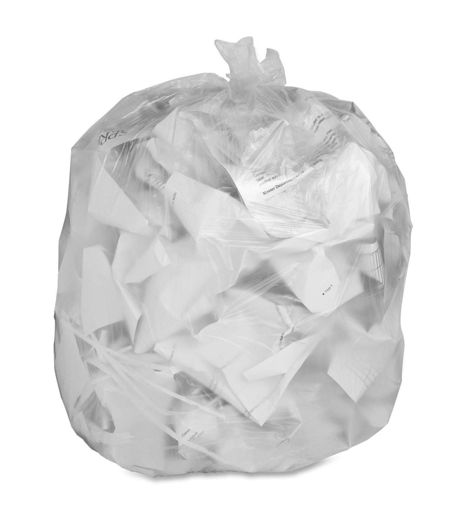 garbage bags (20"x22" 500count) - strong quality and household use (clear)