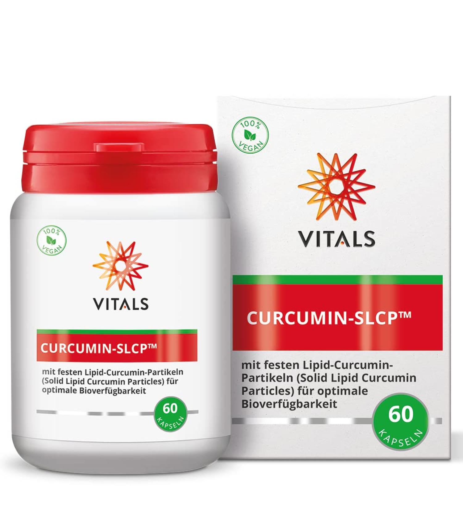 Vital Curcumin SLCP - 60 Vegan Capsules for Optimal Bioavailability & Anti-Inflammatory Support | Shop Internationally - Buy Online on GoSupps.com