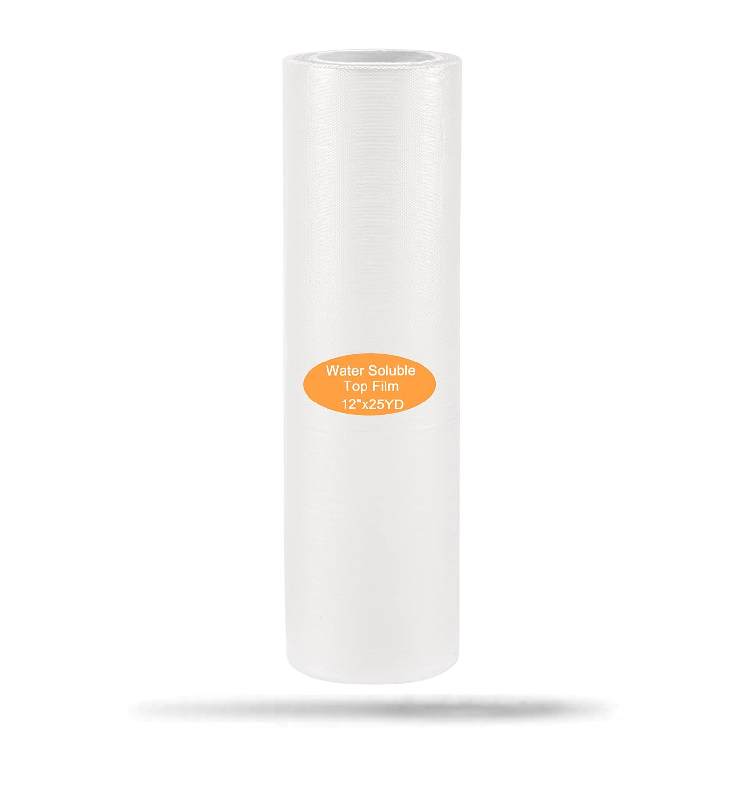 New Brothread Light Weight Clear Wash Away Embroidery Topping Film - 12 x 25 Yd Roll | Water Soluble for Machine & Hand Sewing - Buy Online on GoSupps.com