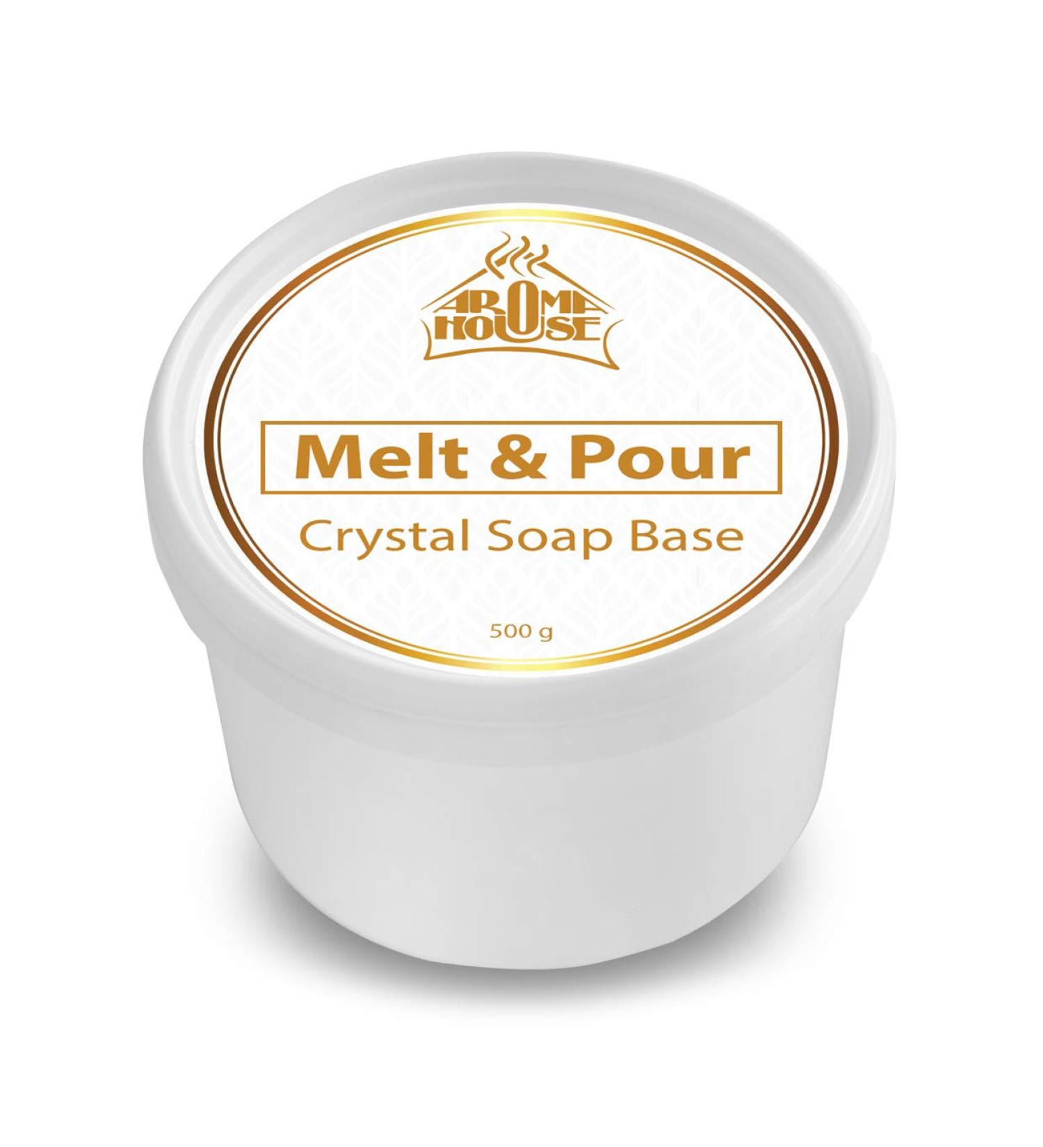  AROMATIKA Glycerine Crystal ST Soap Base 500g - Soap Base - Easy Soap Melting - Transparent - Creative Soap - Raw Soap - Make Your Own Soap - Melting Soap - Buy Online on GoSupps.com