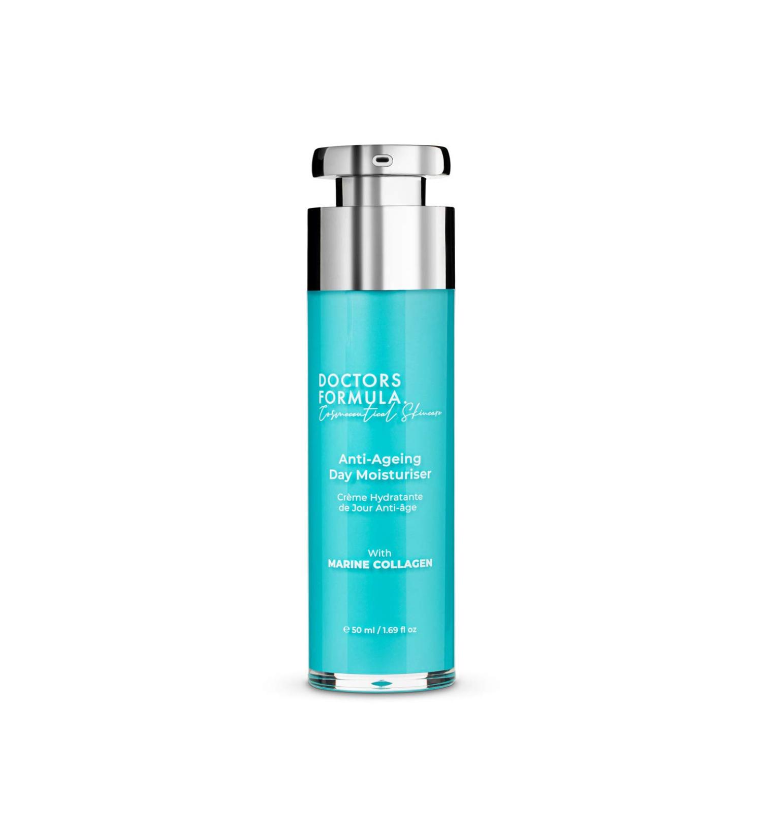 Doctors Formula Marine Collagen Anti-Ageing Day Moisturiser 50ml Air Pump Day Moisturizer - Buy Online on GoSupps.com