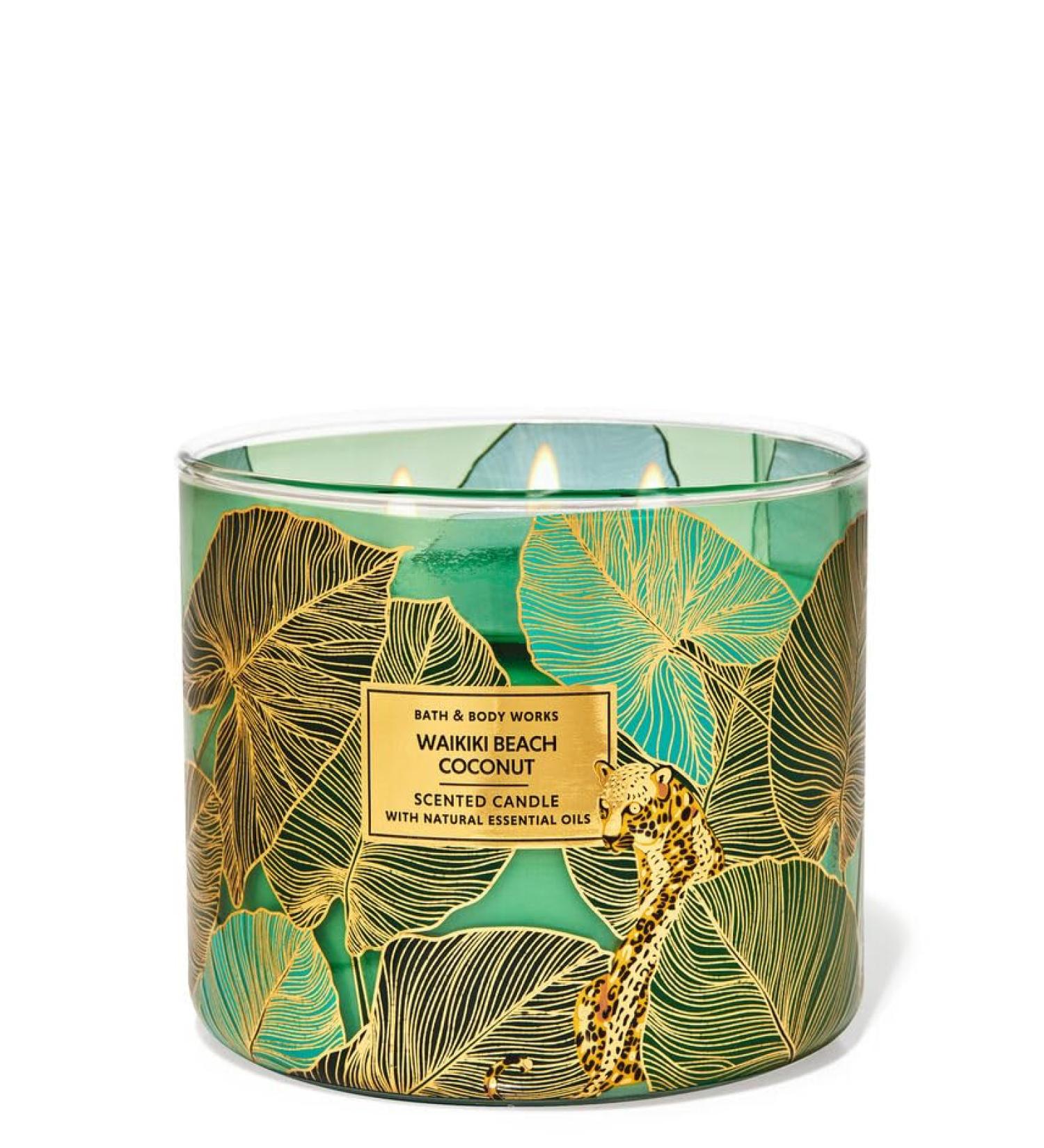 White Barn Waikiki Beach Coconut 3-Wick Candle 14.5 Ounce