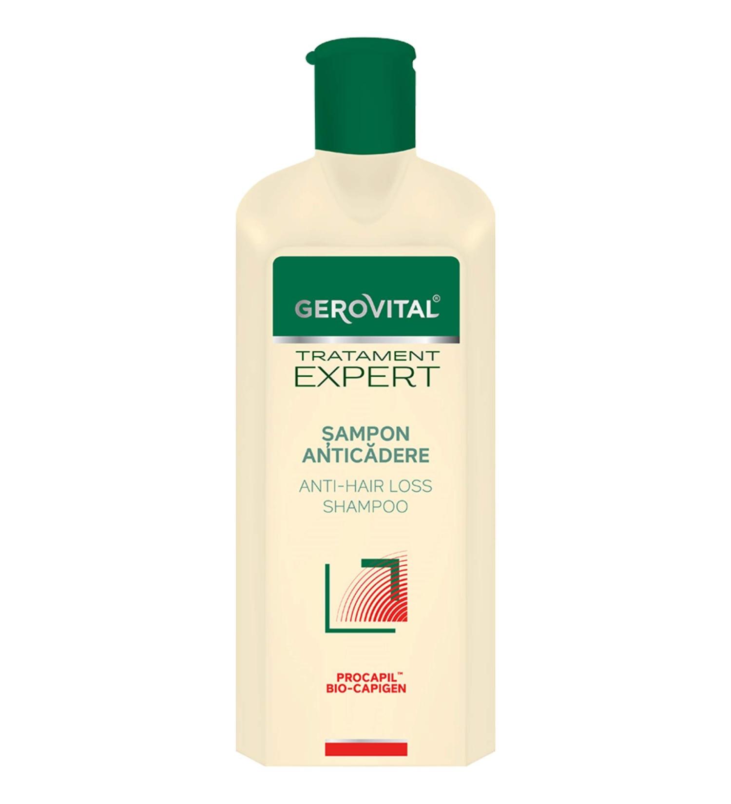 Gerovital Tratament Expert 400ml: Anti-Hair Loss Shampoo for Stronger, Thicker Hair Growth - Buy Online on GoSupps.com