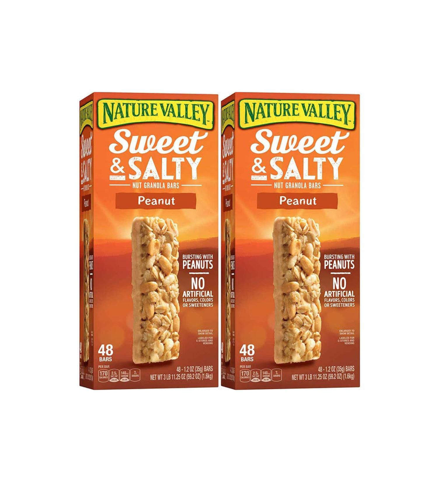 Nature Valley Sweet & Salty Nut Peanut 1.2 Oz 48 Bars (2 Boxes)