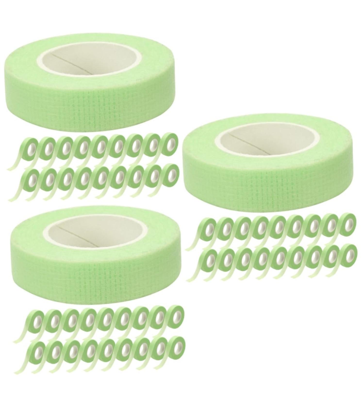 POPETPOP 60 Rolls Lash Extension Supplies Eyelash Grafting Tape Green Lash Tape Eyelash Fabric Tape Eyelash Supplies Eyelash Tape for Lash Extensions Non-woven Fabric Makeup Belt - Buy Online on GoSupps.com
