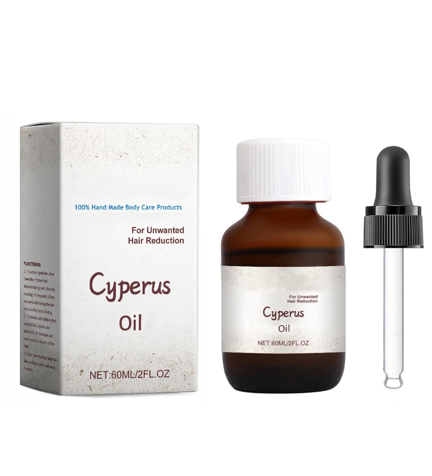 JHKED Cyperus Oil - 60ml Natural Cyperus Rotundus For Hair Removal Moisturizing & Soothing Cyperus Oil For Reducing Body Hair Growth Ideal for All Skin Types - Buy Online on GoSupps.com