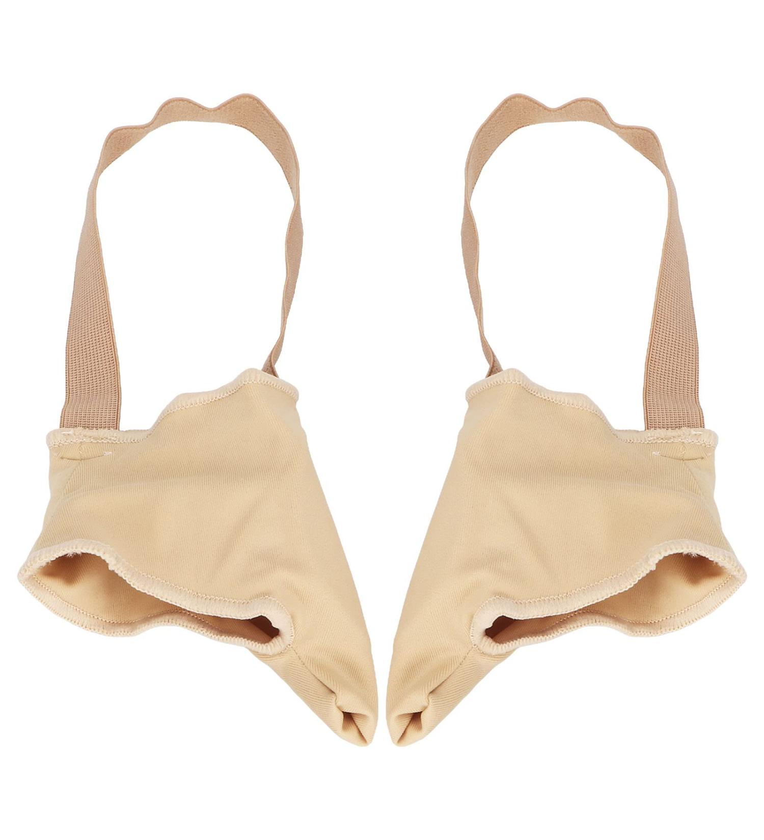 Pinky Toe Bunionette Sleeves - 1 Pair for Hammer Toe Correction and Pressure Reduction - Skin Color Elastic Strap - Small Size - Buy Online on GoSupps.com