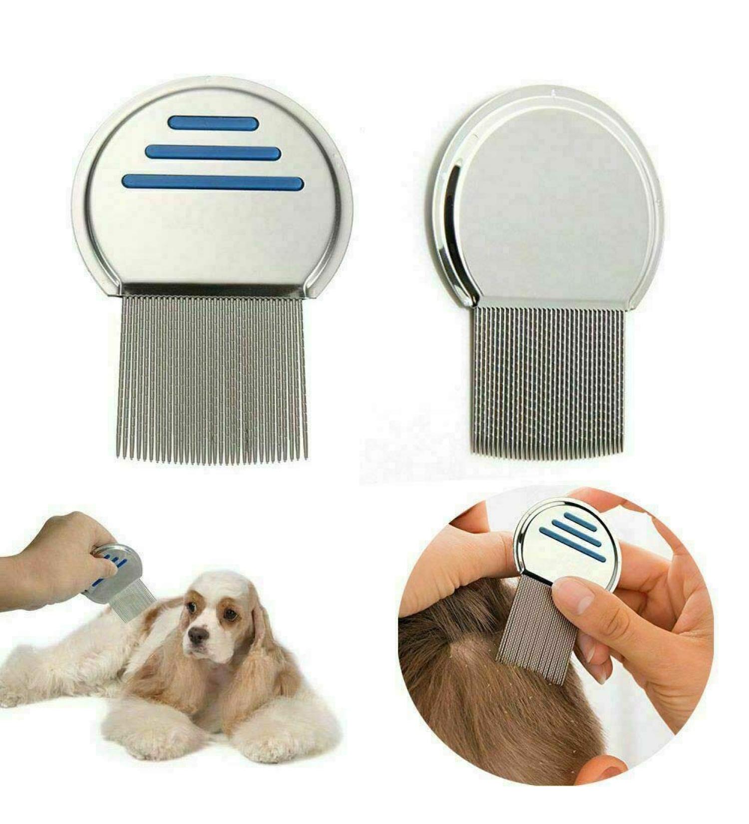 Stainless Steel Lice Removal Comb - Reusable Treatment for Kids, Adults, and Pets - Buy Online on GoSupps.com