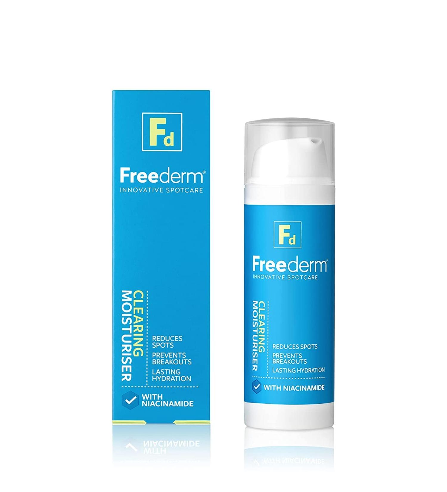 FREEDERM Clearing Oil-Free Face Moisturiser for Spot Prone Skin. Prevents Breakouts. With Niacinamide 50 ml - Buy Online on GoSupps.com