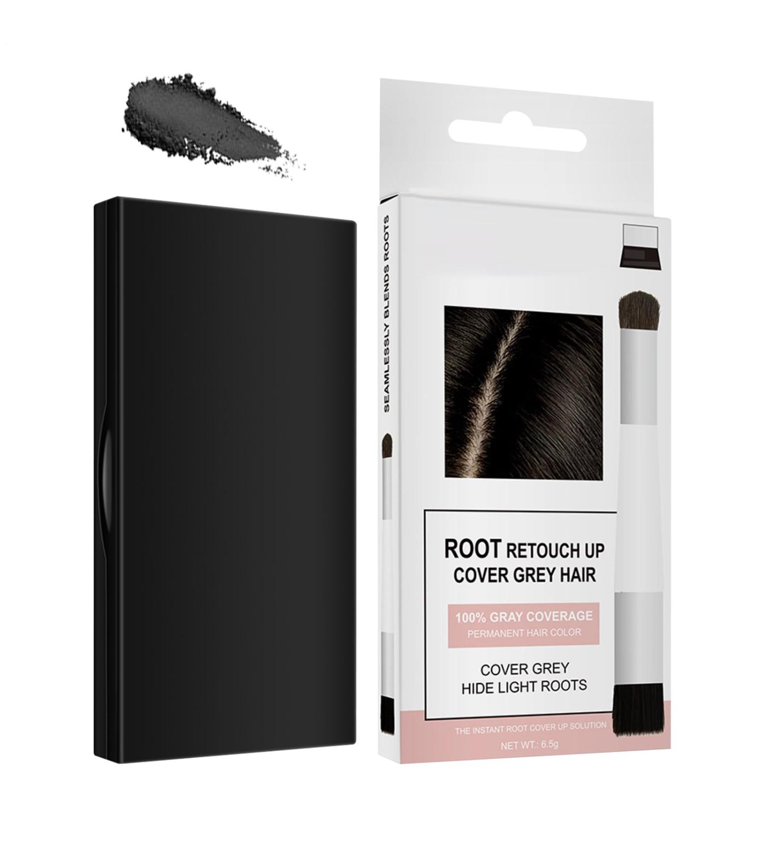 Chaies Hair root powder 65 g hair color cover for visible hair roots multifunctional scalp filling against light spots and gray coverage with immediate volume effect black 1 piece 1er Pack - Buy Online on GoSupps.com