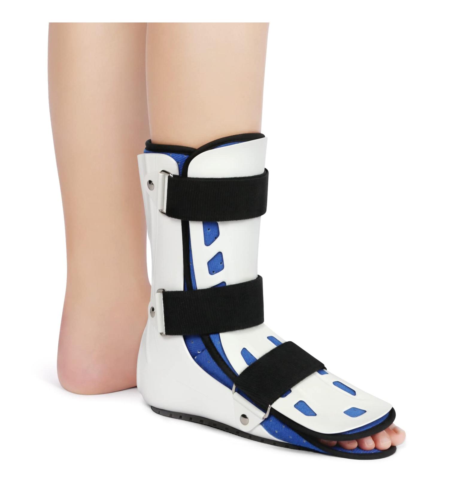 Guanai Walking Boot - Adjustable Straps, Medical Grade Support for Injured Foot, Achilles Surgery Recovery - Large Right - Buy Online on GoSupps.com