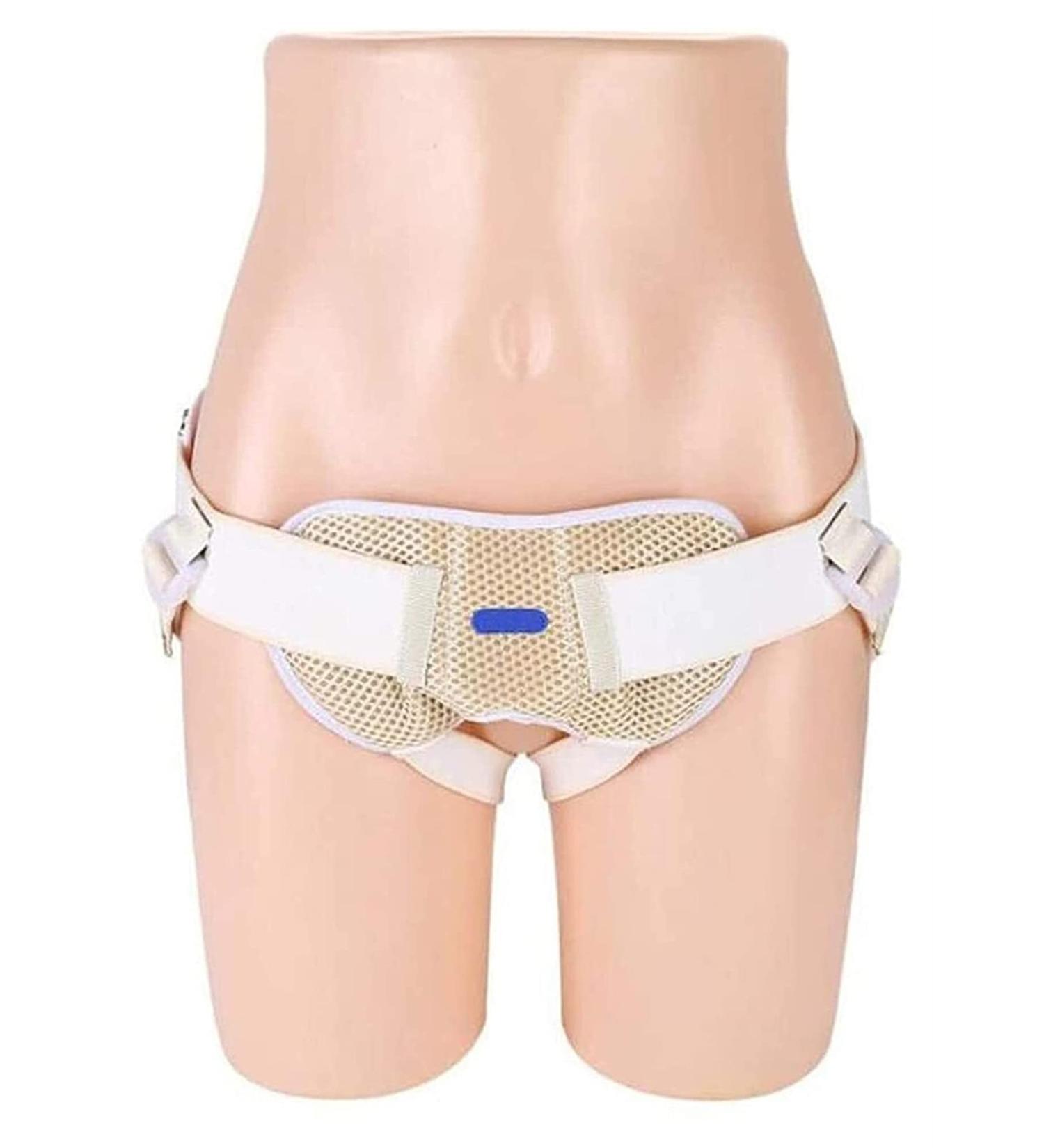 Samnuerly Adjustable Hernia Belt for Adults - Inguinal Hernia Support with Removable Compression Pads | Adjustable Hip Belt for Double Sports Break - Buy Online on GoSupps.com