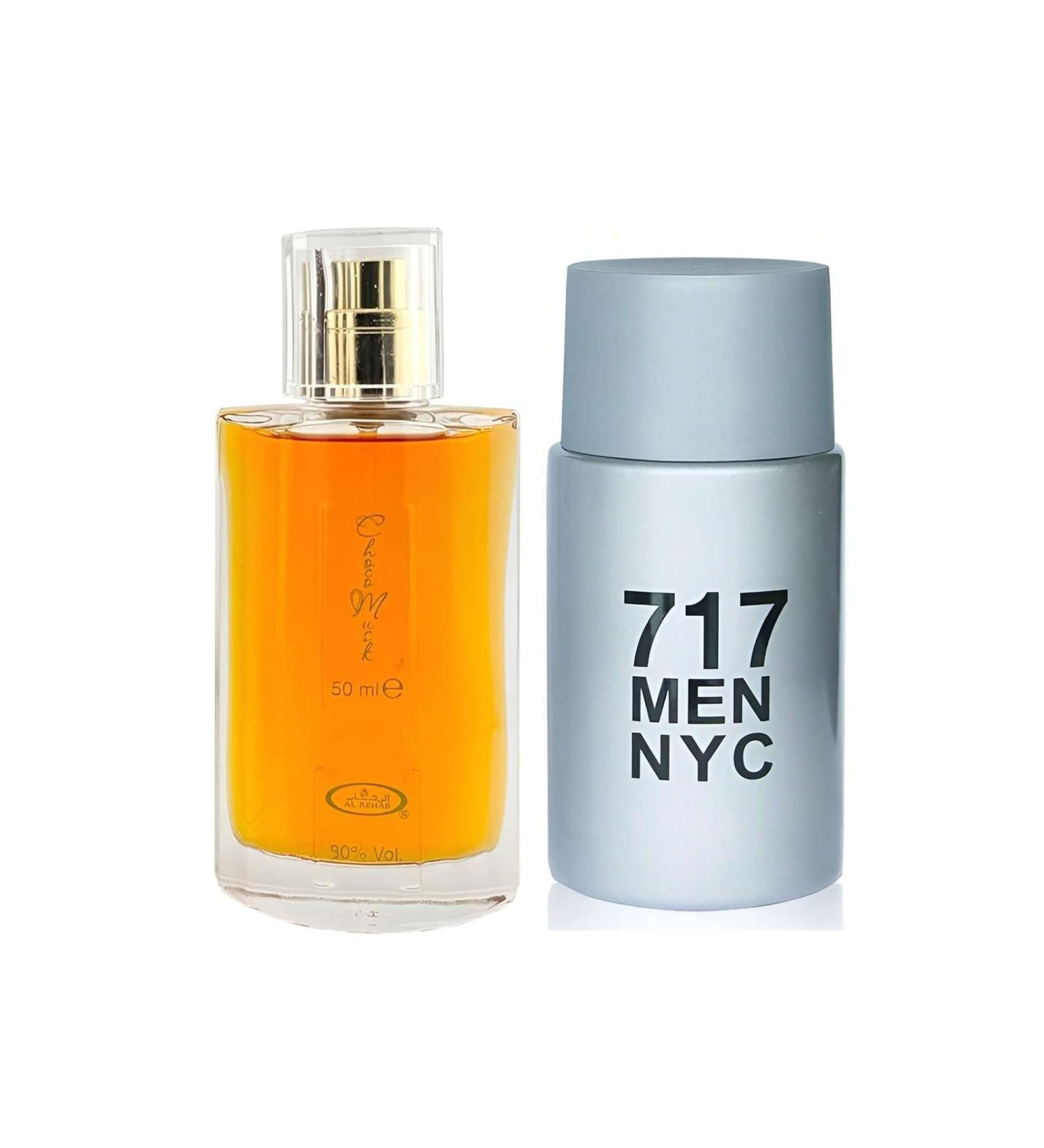 Choco Musk&717 Men NYC Men s Cologne-Rich Chocolate & Musk Eau De Toilette Long-Lasting Scent Perfume for Men Elegant Bottle 3.4 Fl Oz Fragrance for Refined Occasions Choco Musk&717 Men NYC 2.53 Fl Oz (Pack of 2) - Buy Online on GoSupps.com