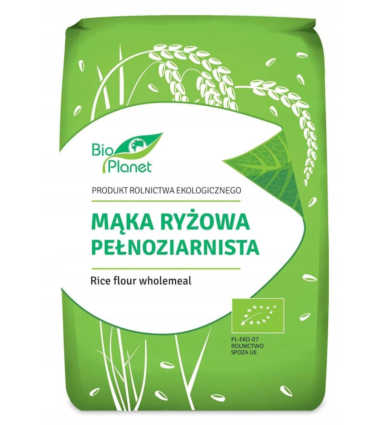 ORGANIC WHOLEGRAIN RICE FLOUR 1 kg BIO PLANET - Buy Online on GoSupps.com