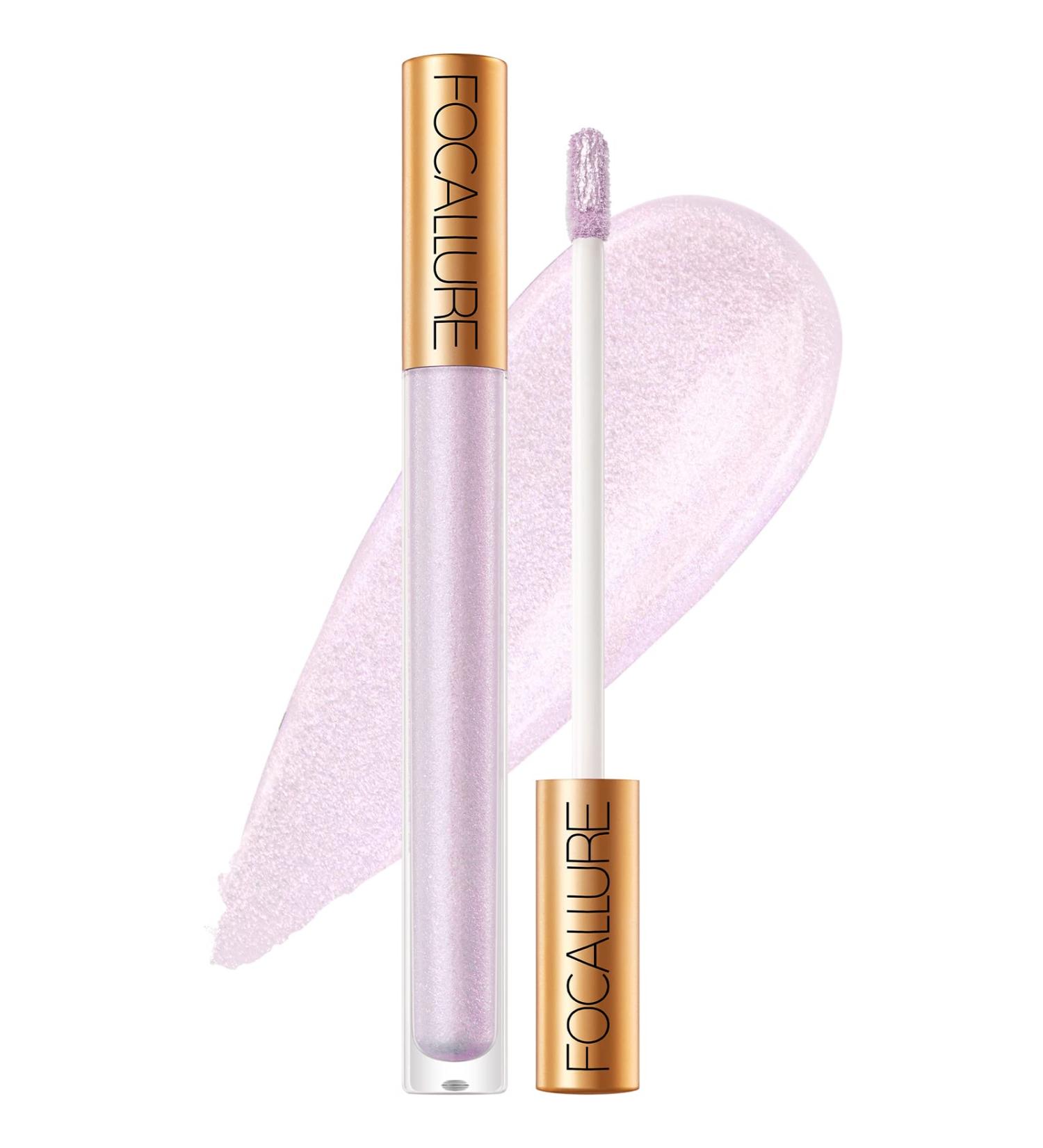 FOCALLURE Metallic Chameleon Liquid Lipstick - Diamond Glitter & Shimmery Finish | Long-Lasting & Intense Pigment Lip Gloss for Cosplay & Rave Festival - 08 MORGANITE - Buy Online on GoSupps.com