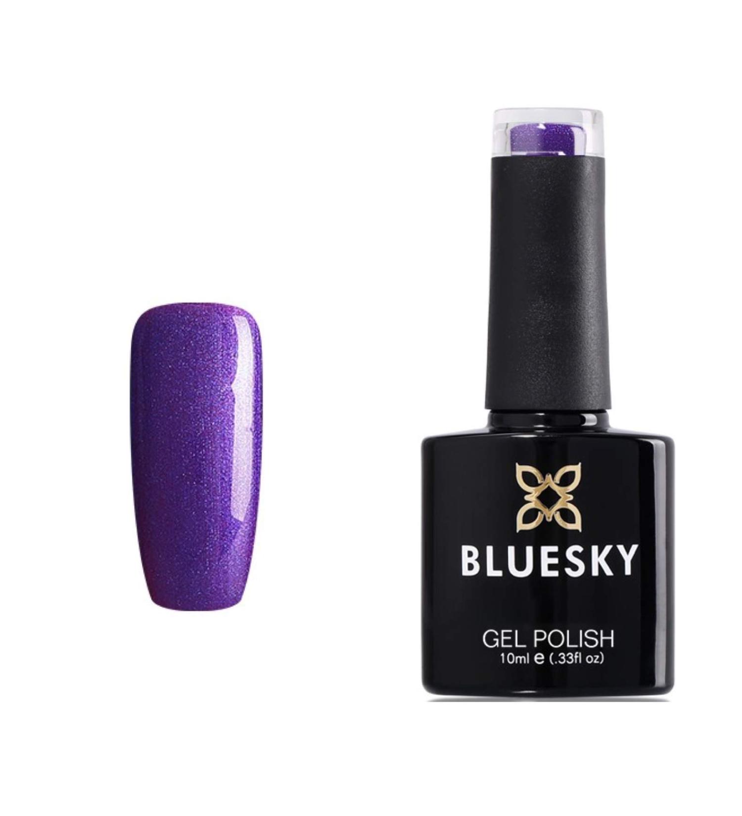 Bluesky Purple Purple 80530 Nail Gel Polish UV LED Soak Off 10ml - Buy Online on GoSupps.com