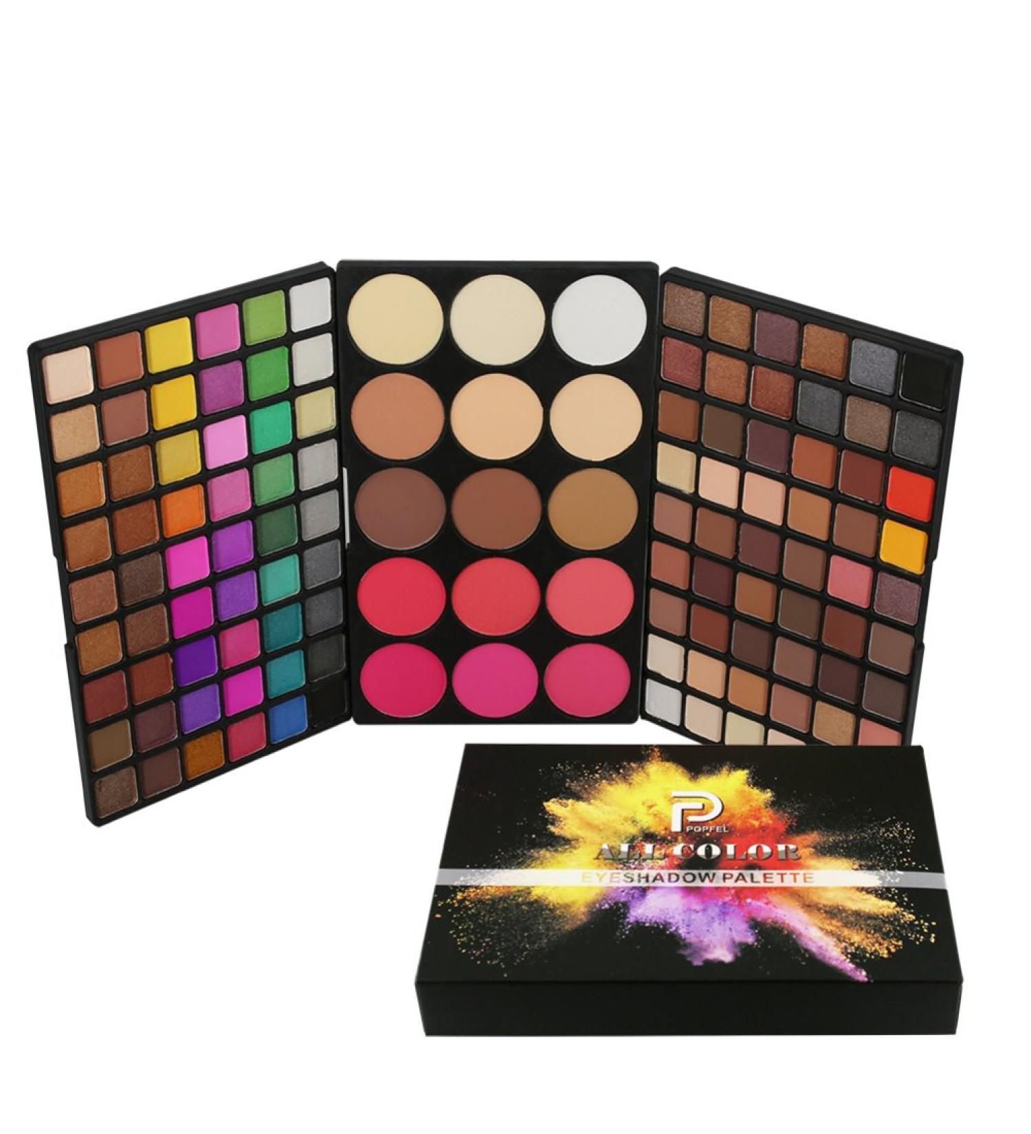 Allbesta 123 Colors Professional Makeup Palette - 9 Powder 6 Blush 108 Eyeshadow Shades for Flawless Beauty - Buy Online on GoSupps.com