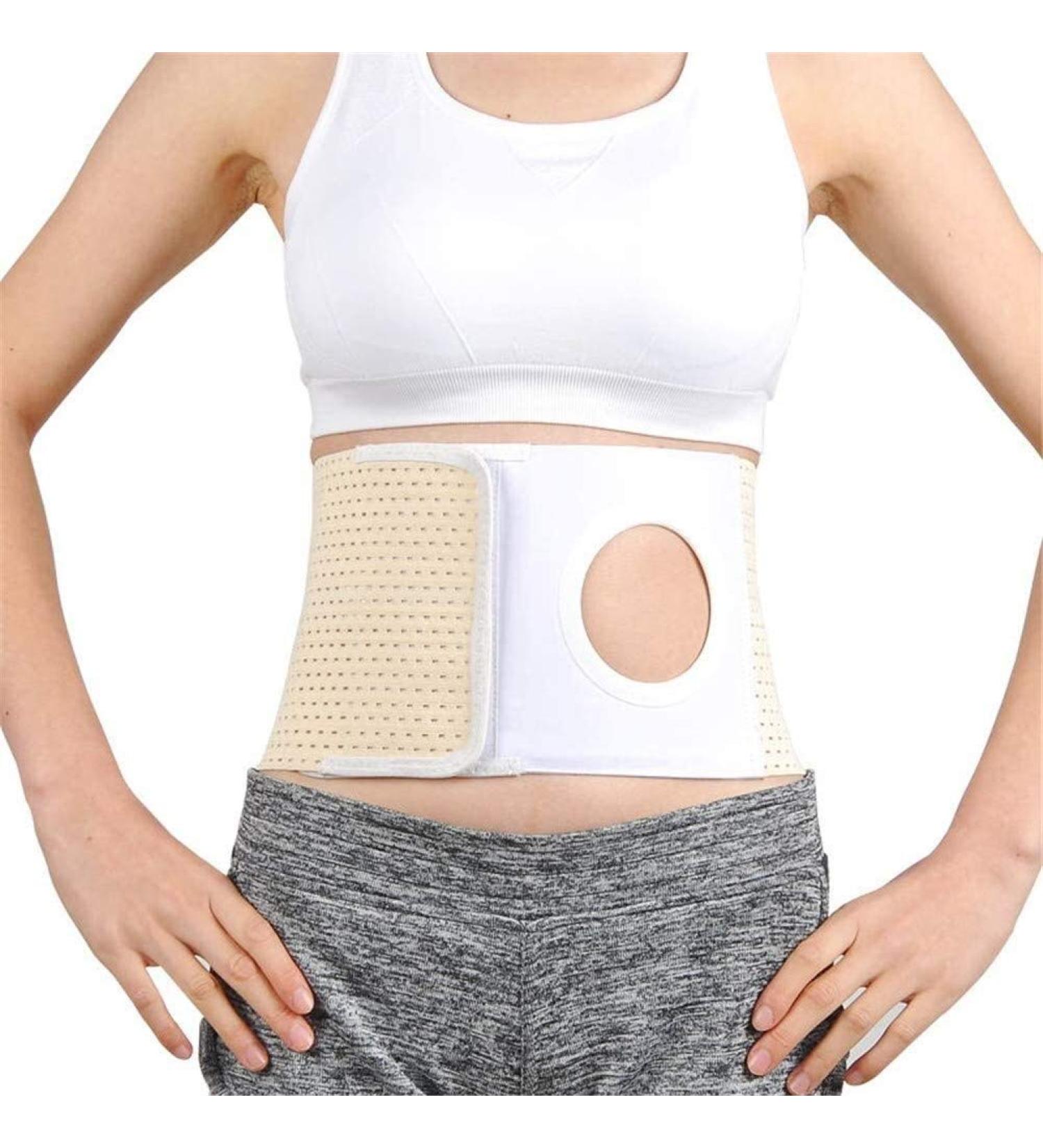 Samnuerly Soft Stoma Hernia Belt | Waist Support & Colostomy Band | Medical Belly Band (Sizes M & XL) - International Shipping - Buy Online on GoSupps.com