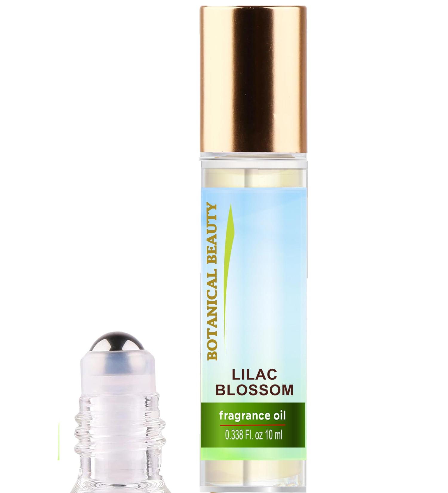Botanical Beauty LILAC BLOSSOM FRAGRANCE OIL ROLL-ON 0.338 FL OZ (10 ML) Rollerball Perfume Alcohol-Free Long Lasting