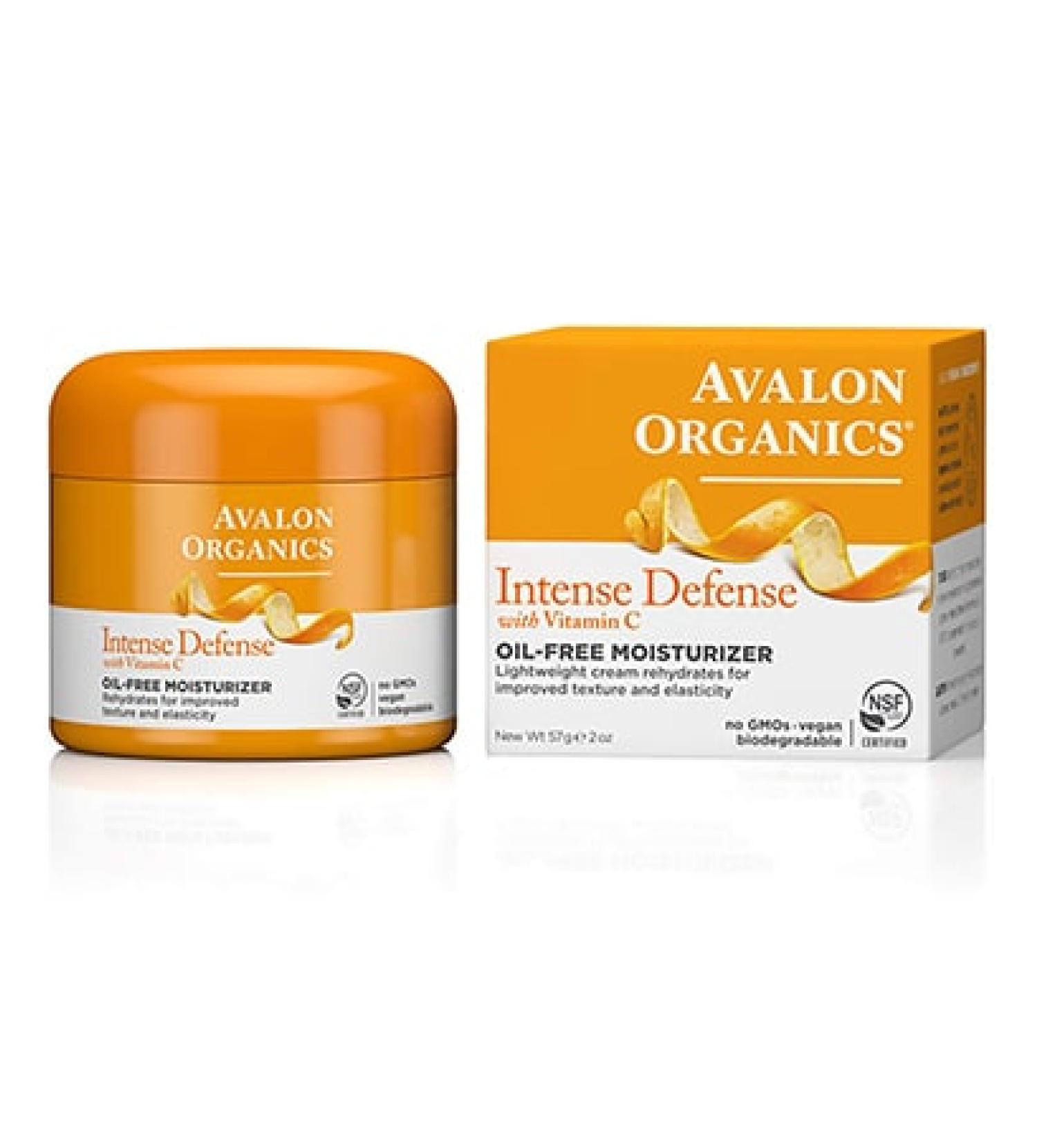 Avalon Organics Intense Defense With Vitamin C Oil-Free Moisturizer 2 oz (57 g)
