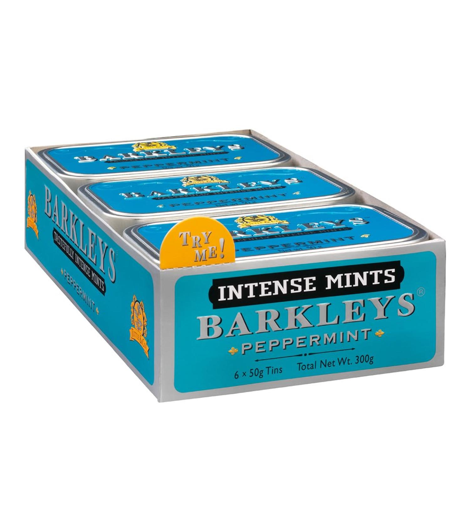 Buy Barkleys Classic Peppermint Mints - 6 Tins (6 x 50g) | International Shipping Available - Buy Online on GoSupps.com