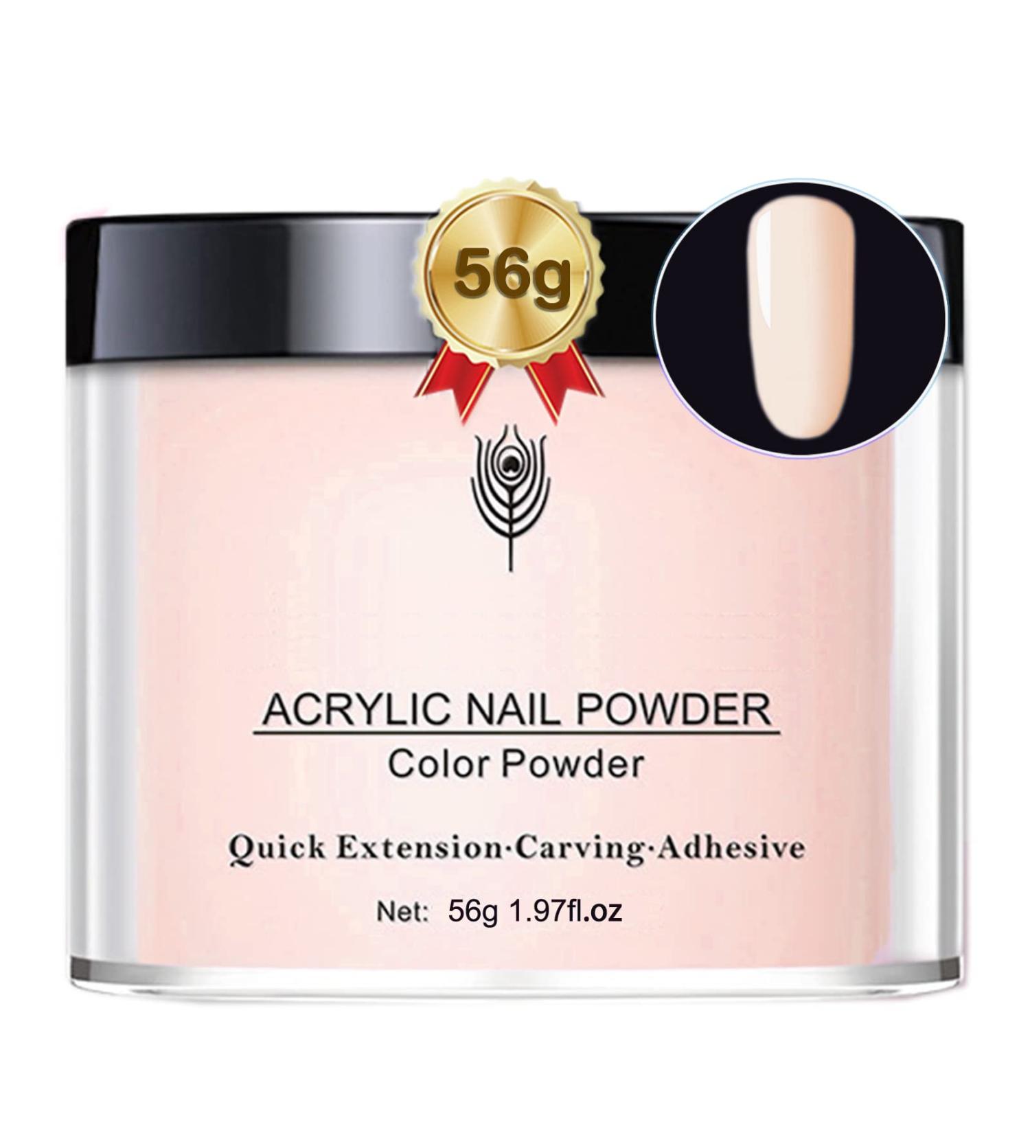 Nude Pink Acrylic Powder 1.97oz - Professional Nail Polymer for Acrylic Extensions and Nail Art - Buy Online on GoSupps.com