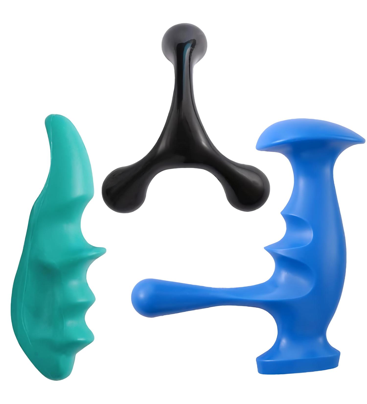 3-Piece Thumb Trigger Point Massage Tool - Deep Tissue Relief for Stress & Tension - Expert Handicraft Therapy - Buy Online on GoSupps.com