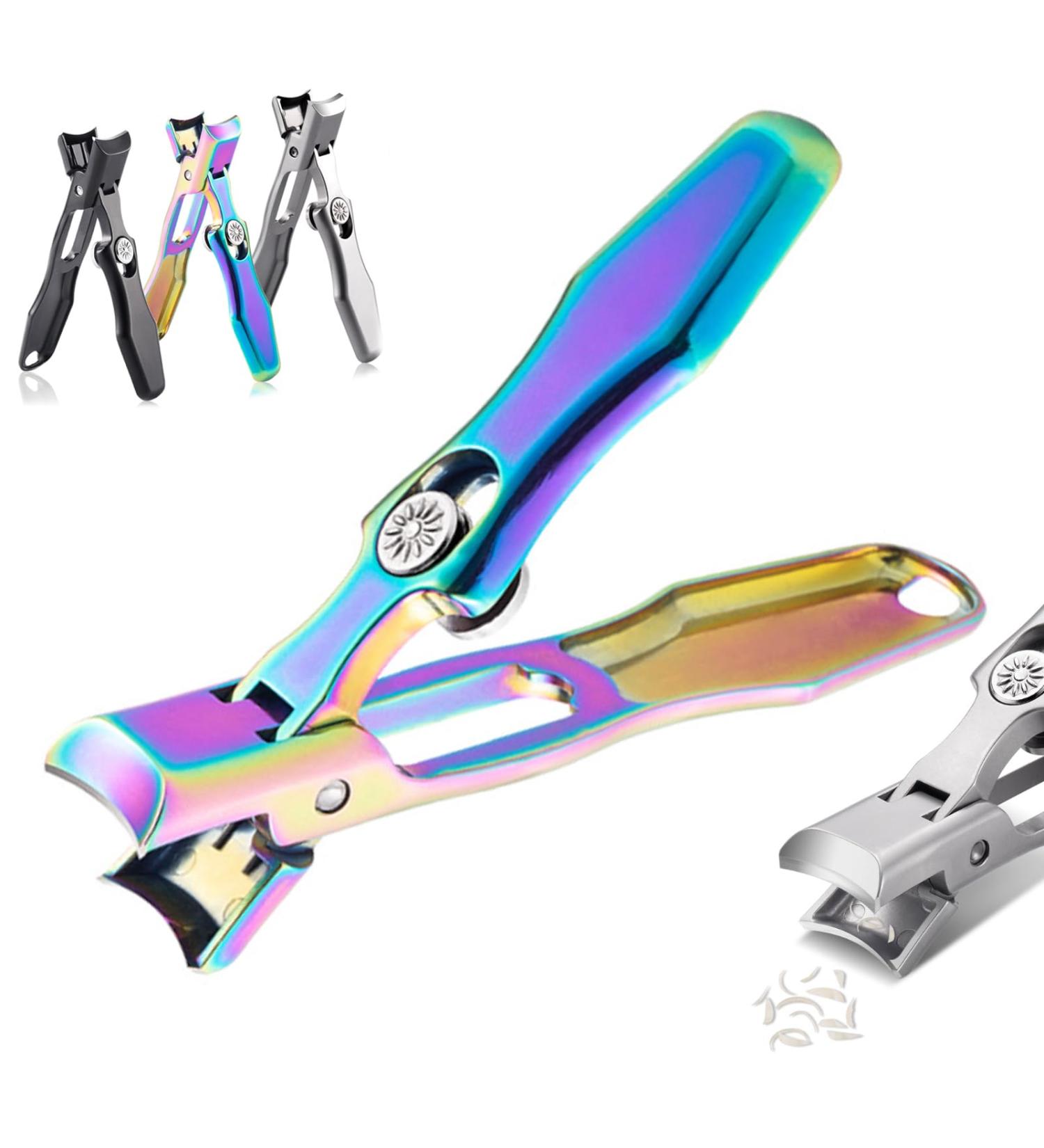 Sherum Nail Clipper Sherum Toe Nail Clipper Cummul Nail Clippe with Catcher Comfort Clip Nail Clipper Satismoon Nail Clipper Portable Ultra Sharp Nail Clippers for Thick Nails (Colorful) - Buy Online on GoSupps.com