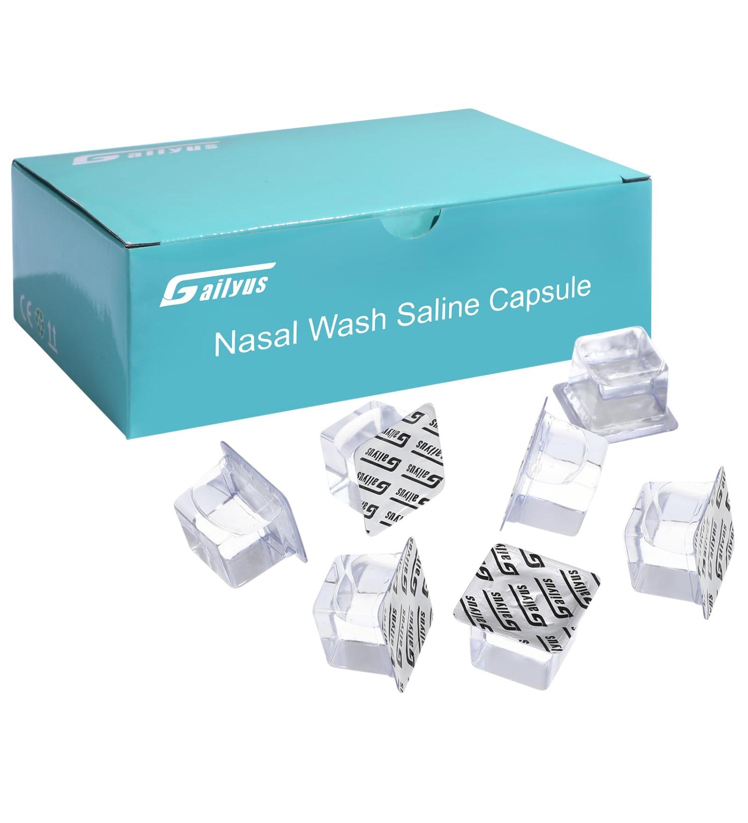 30pcs Saline Capsules for Sinus Rinse - Fast Soothing Relief International Shipping - Buy Online on GoSupps.com