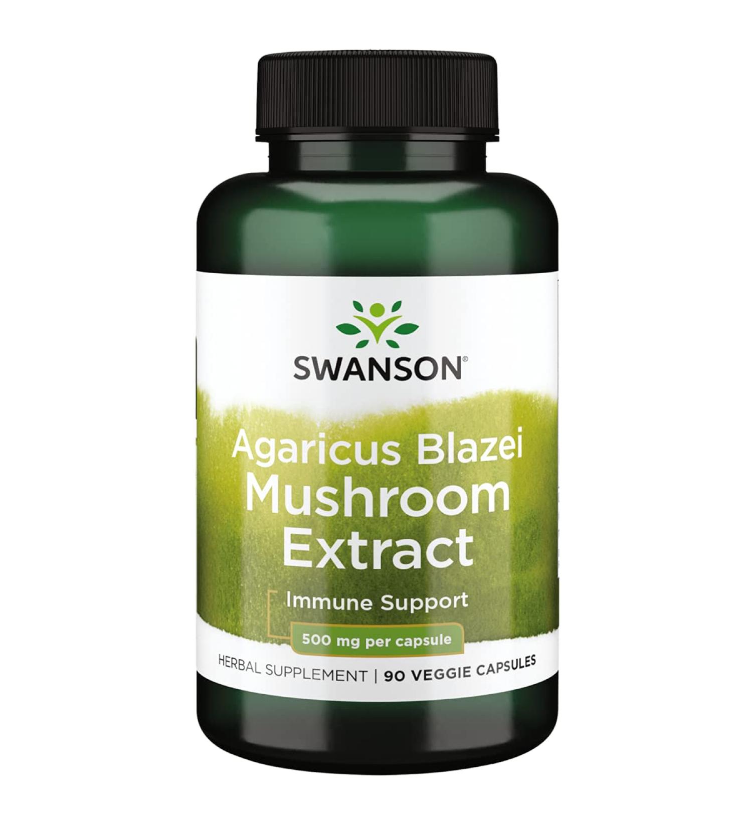 Agaricus Blazei Mushroom Extract 500mg - 90 Capsules | Premium Immune Support Supplement - Buy Online on GoSupps.com