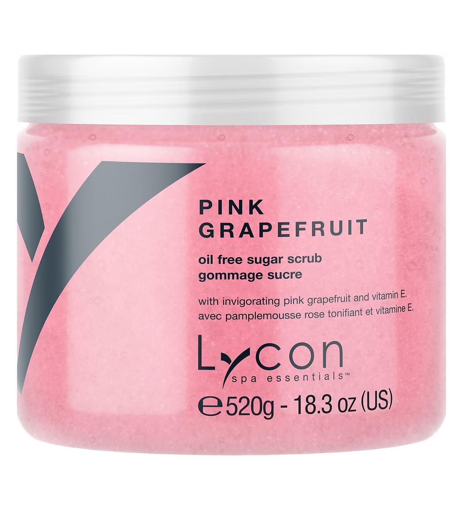 LYCON Oil-Free Pink Grapefruit Skin Body Scrub 520g | Exfoliating Sugar Paste for Glowing Skin | International Shipping Available - Buy Online on GoSupps.com