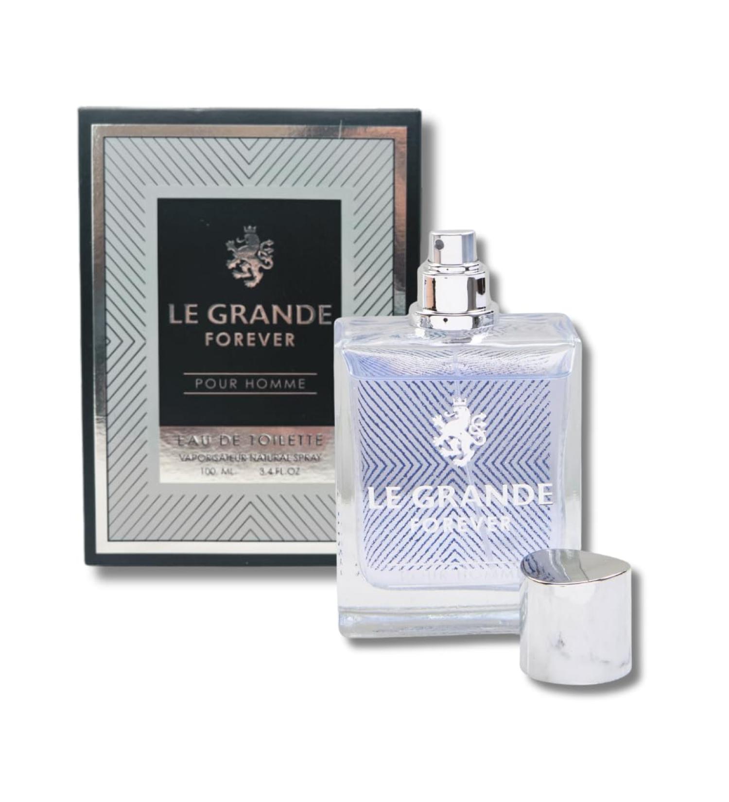 Men s Cologne Le Grande Forever Pour Homme Eau de Toilette 3.4 Fl. Oz Amber Spicy fragrance for Men. - Buy Online on GoSupps.com