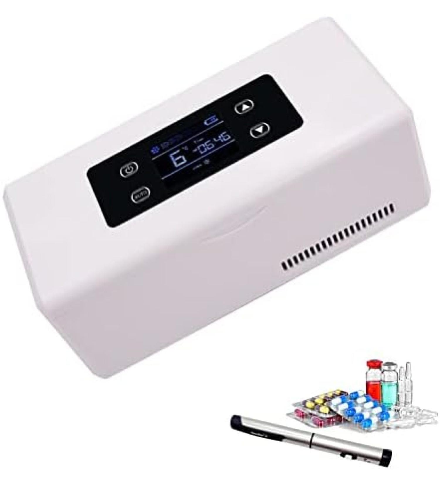 Insulin Cooler 2-8 Diabetic Refrigerator Travel Case Intelligent Constant Medicine Cooling Box Quiet Mini Medication Fridge for Home Camping RV Travel - Buy Online on GoSupps.com
