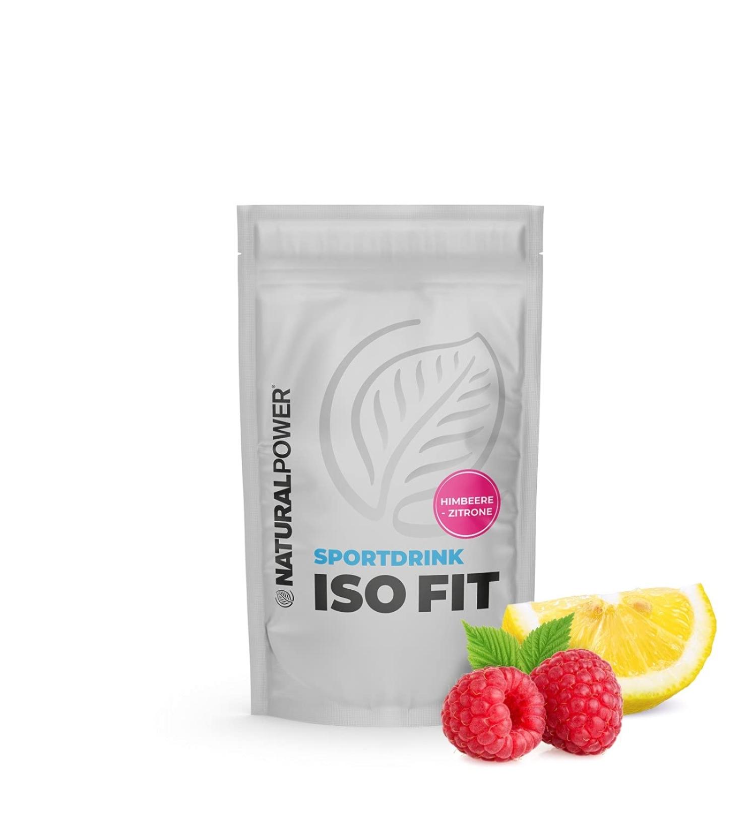 Naturalpower Sportdrink ISO FIT 400g Raspberry Lemon