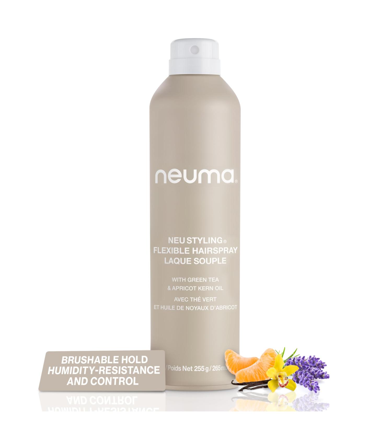 NEUMA Neu Styling Flexible Hair Spray 9 Fl. Oz. Hairspray for Women with Lavender Mandarin & Vanilla Scent Flexible Hold Styling Hairspray - Buy Online on GoSupps.com