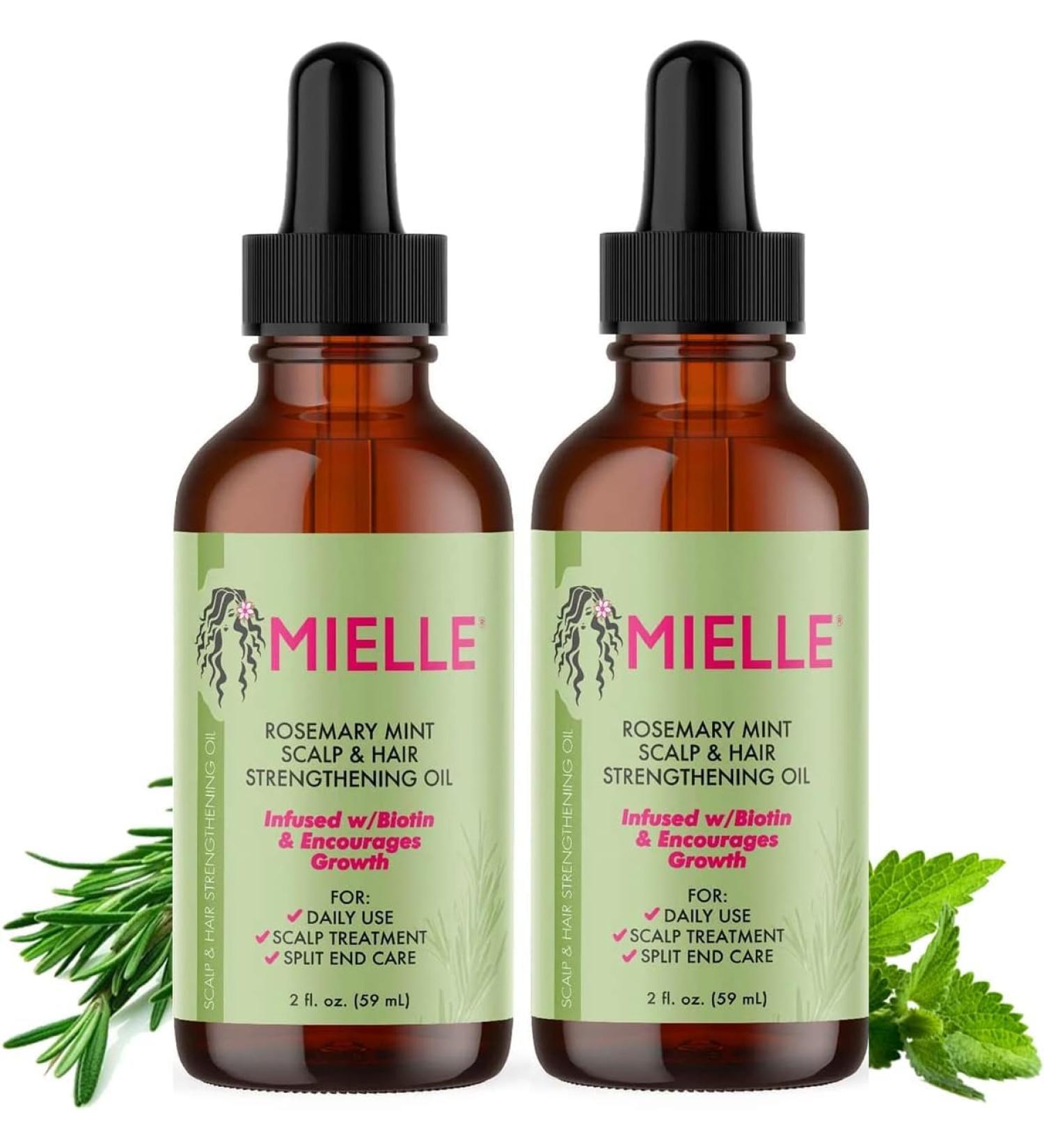 Rosemary Oil for Hair Growth - 59 ml Hair Care Oil (2 Pack) | Reduce Hair Loss & Nourish Scalp with Rosemary Mint Oil - Buy Online on GoSupps.com