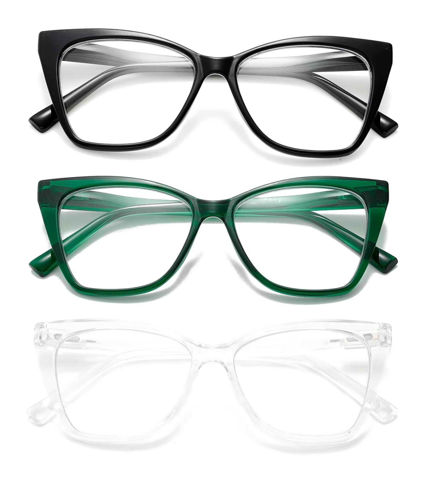 Shop Stylish Oversized Cat Eye Reading Glasses for Women - 3 Pack Durable Fashionable Eyewear | International Shipping Available - Buy Online on GoSupps.com