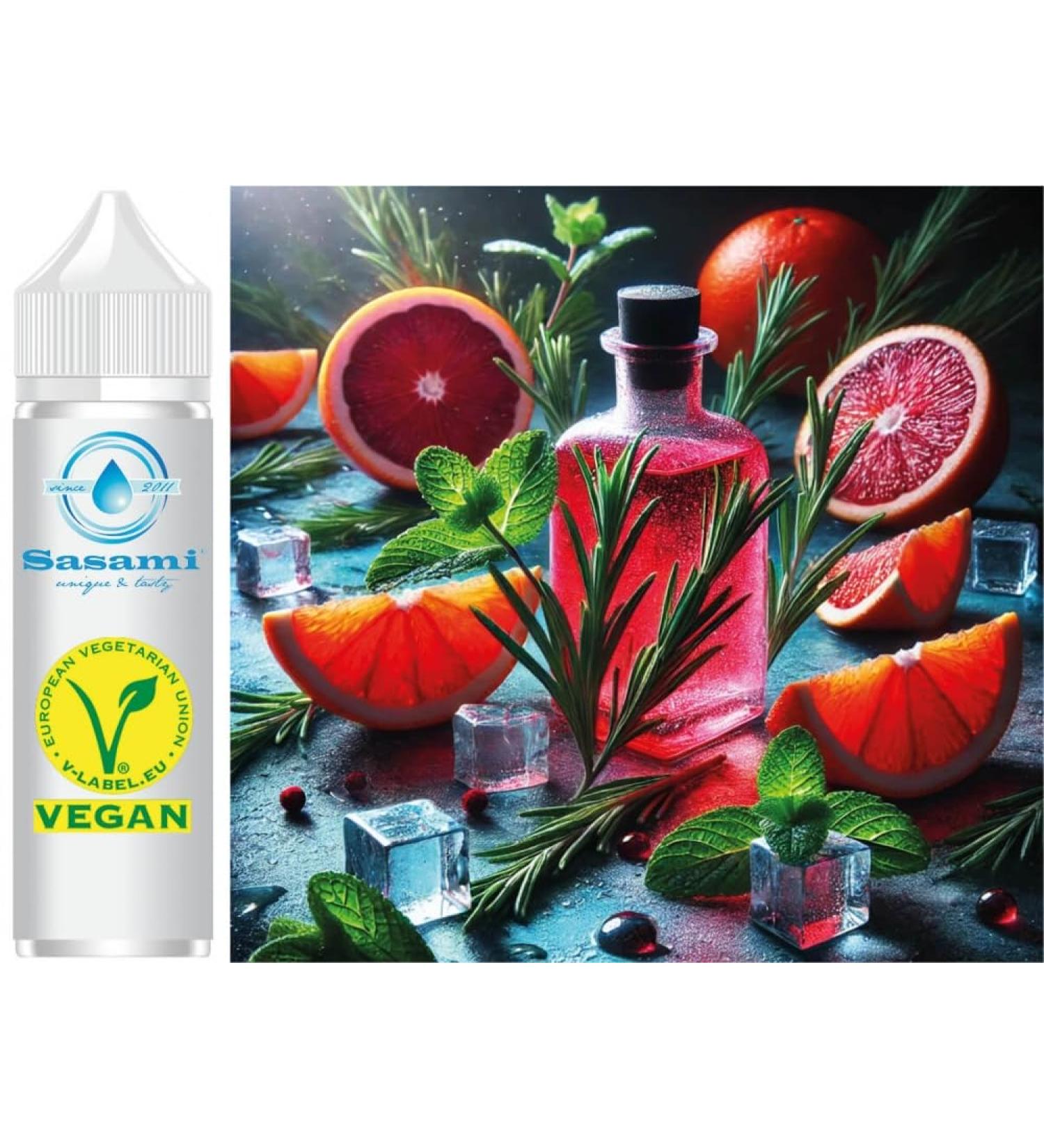 Crimson Bloom Blood Orange Rosemary-Mint Flavor Concentrate Vegan Sasami 10 ml