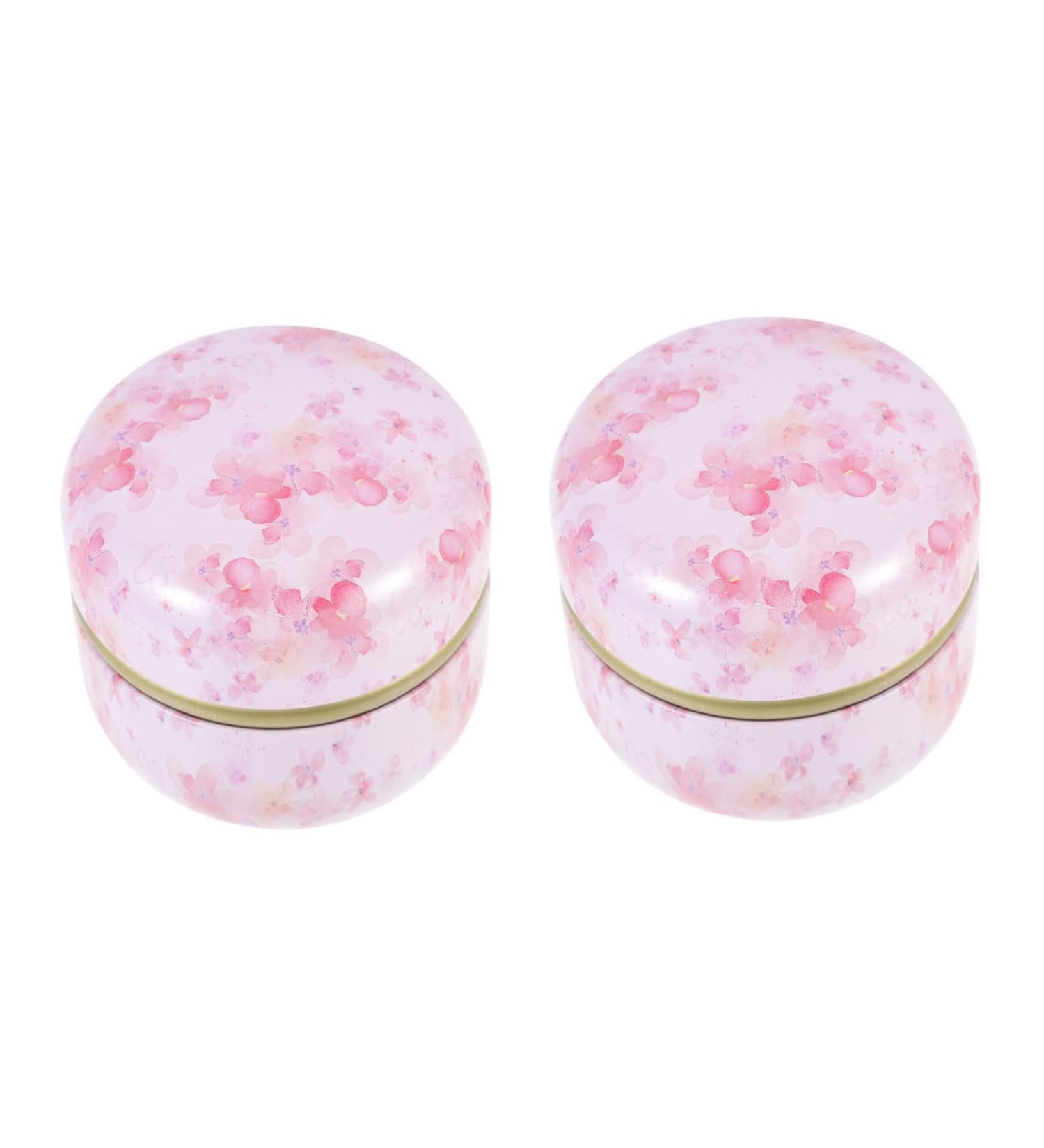 Mikinona 2pcs Powder Puff Box Tea Container Mini Containers Baby Powder Container Body Powder Puff Storage - Buy Online on GoSupps.com