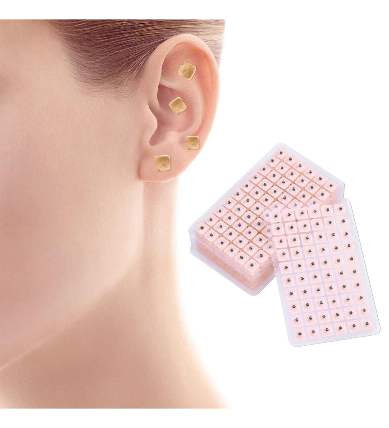 600 Disposable Ear Seeds for Acupressure | Ear Seed Acupuncture & Massage Stickers 10 Sheets - Buy Online on GoSupps.com