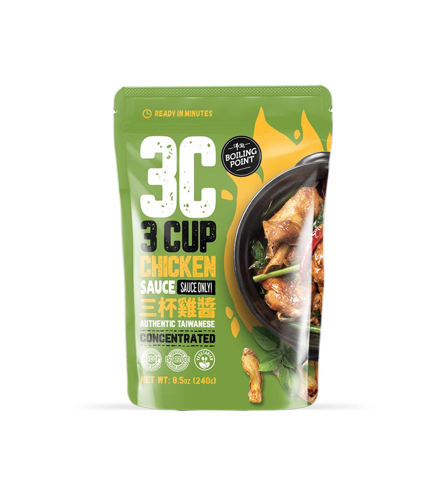 Boiling Point Classic Three Cup Chicken Sauce 8.5oz - Authentic Asian-Flavor Marinade for Chicken, Glaze for BBQ Ribs, Stir-Fry, and Everything Sauce Mix - Vegetarian Friendly - 1 Pack - Buy Online on GoSupps.com