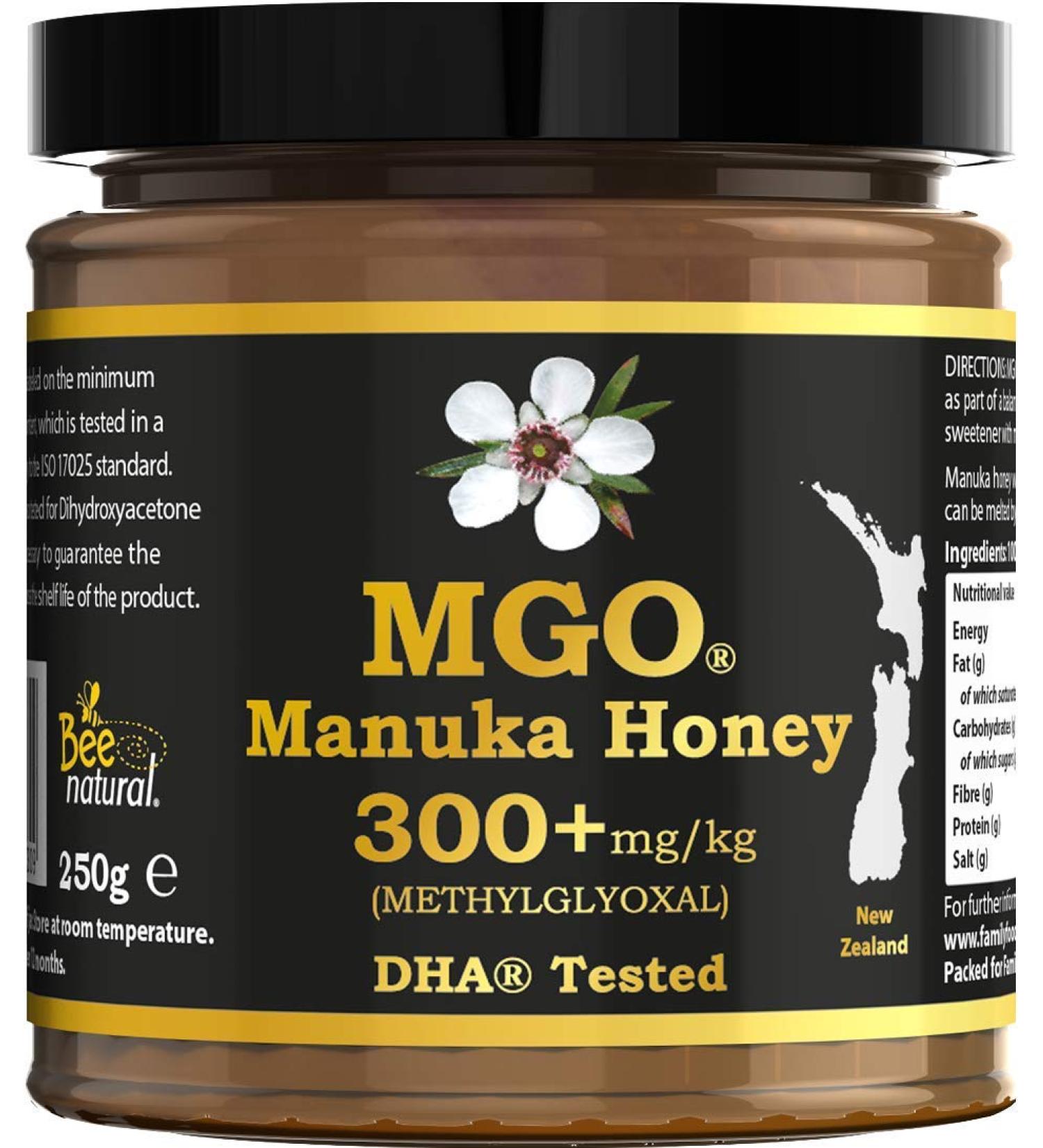 MGO 250 g Methylglyoxal 300 mg/kg Manuka Honey - Buy Online on GoSupps.com
