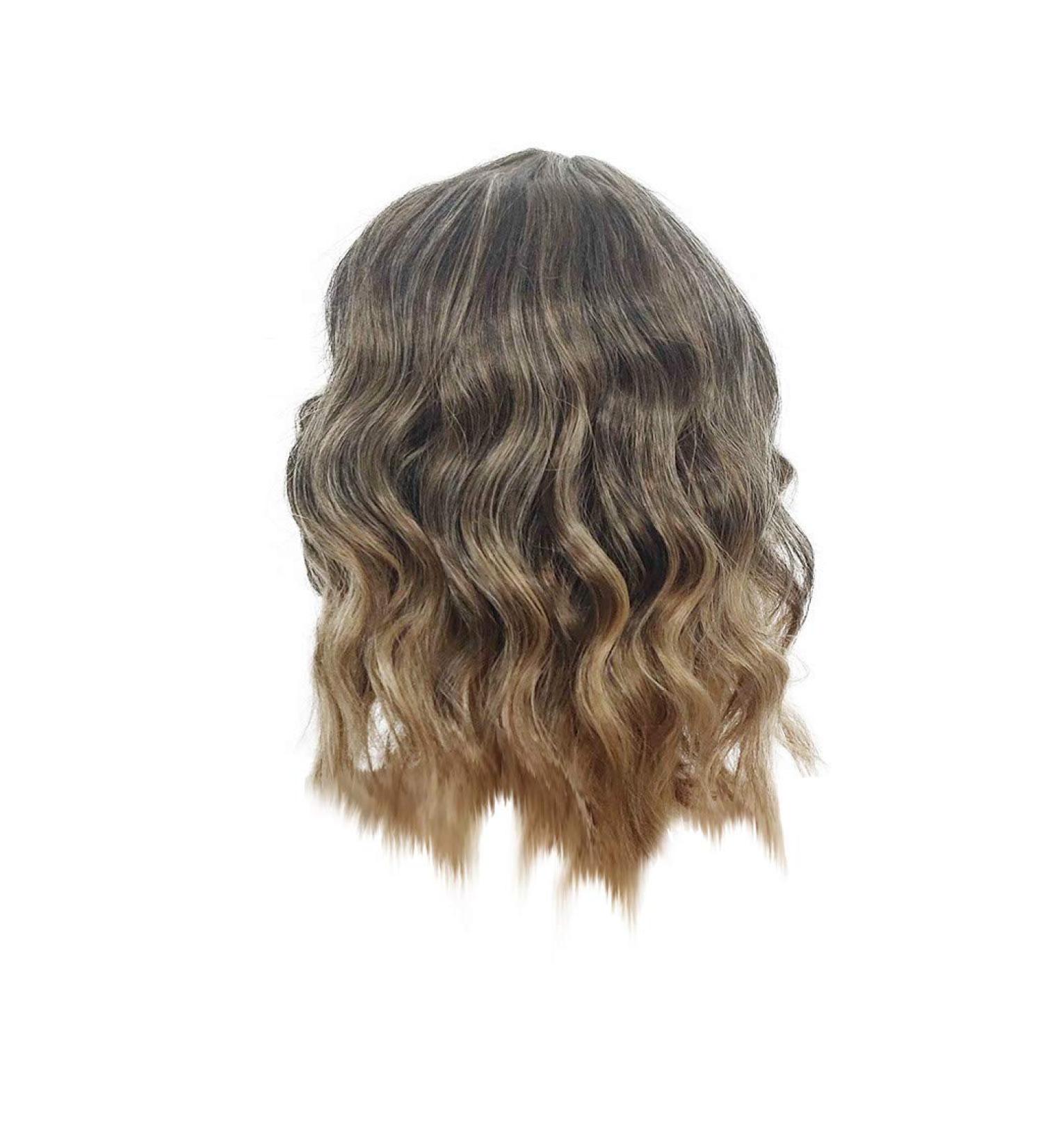 Shop Kashyk Women s Natural Blonde Short Wavy Wig | Curly Synthetic 11.8 Inches for Everyday Cosplay & Parties - Buy Online on GoSupps.com