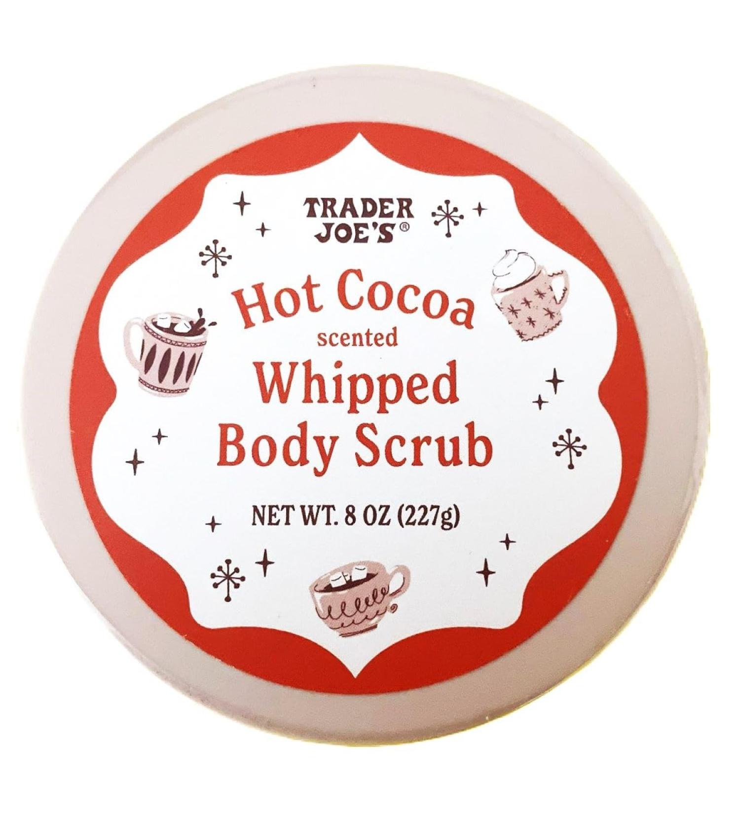 Trader Joe's Hot Cocoa Whipped Body Scrub (NET WT. 8 oz) 1 Ounce (Pack of 1)