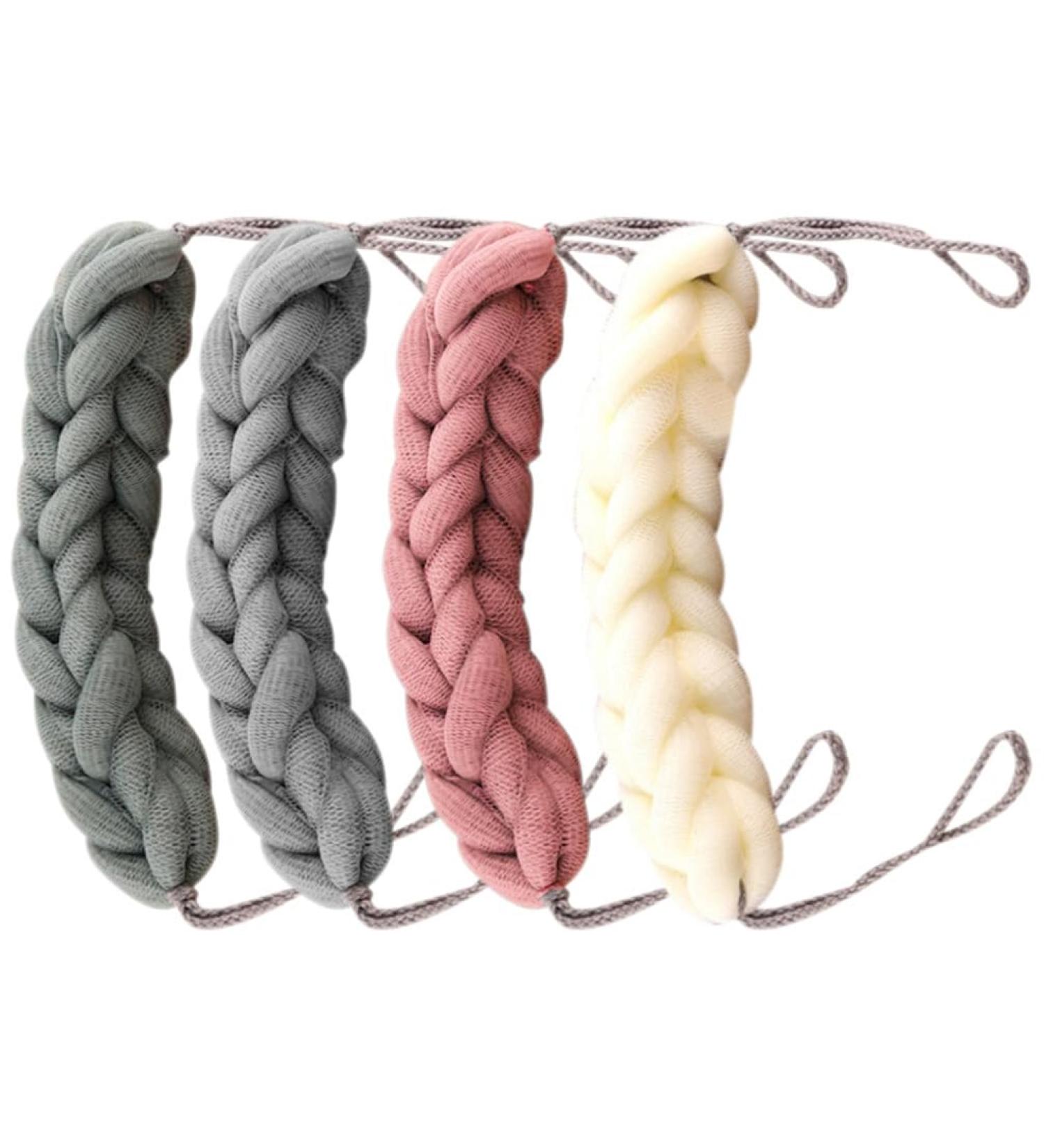 Buy Healvian 4pcs Cleaning Shower Loofah - Convenient Body Scrubbers for a Refreshing Bath Experience - Buy Online on GoSupps.com