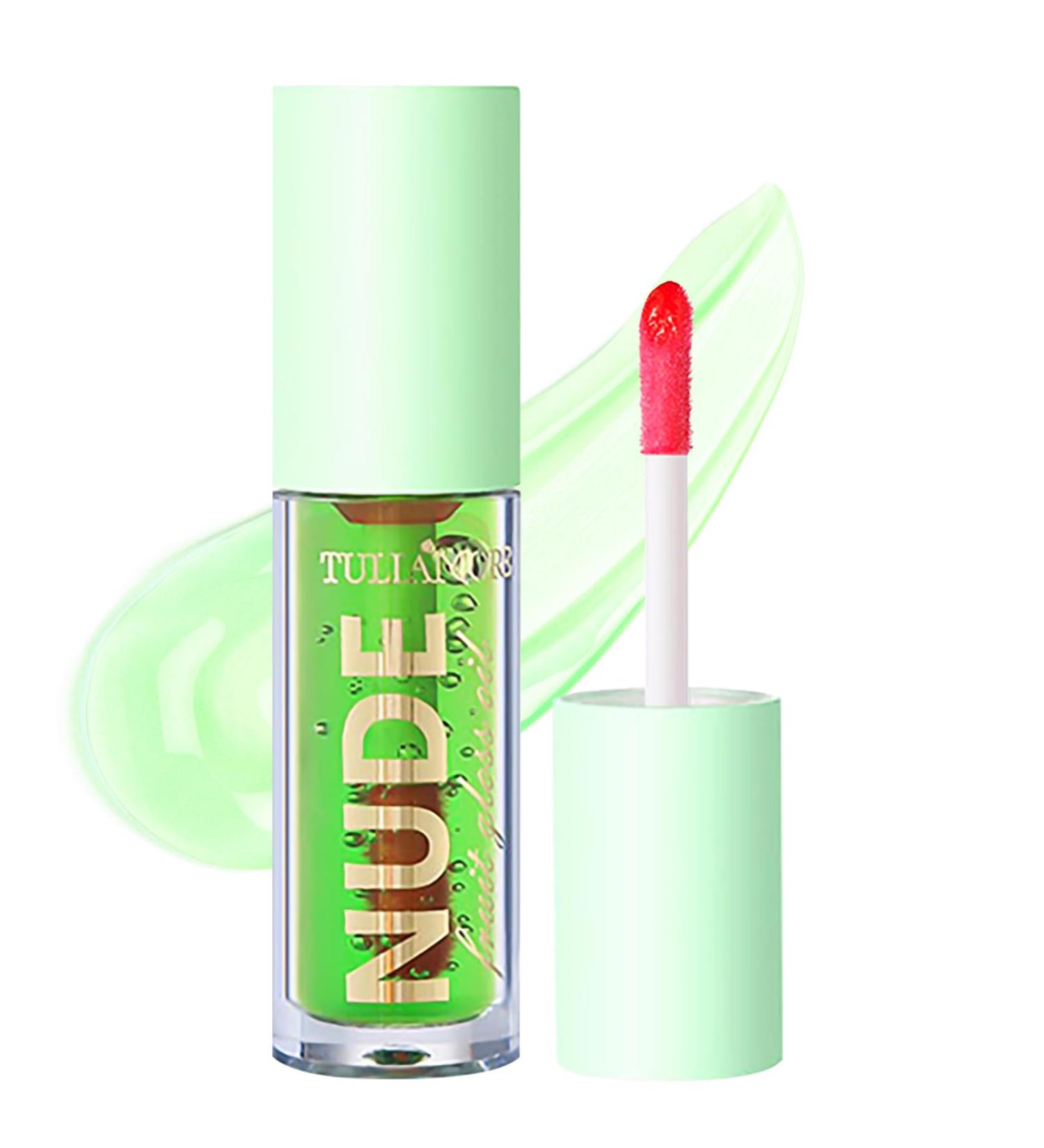 LOPHE Plumping Lip Oil Makeup Lip Gloss Fruit-Flavored Lip Care Oil Long Moisturizing Lip Gloss Tinted Lip Oil Non-Sticky FInish High-Shine Hydrating Light Clear Liquid Lipsticks(Apple-Green) - Buy Online on GoSupps.com